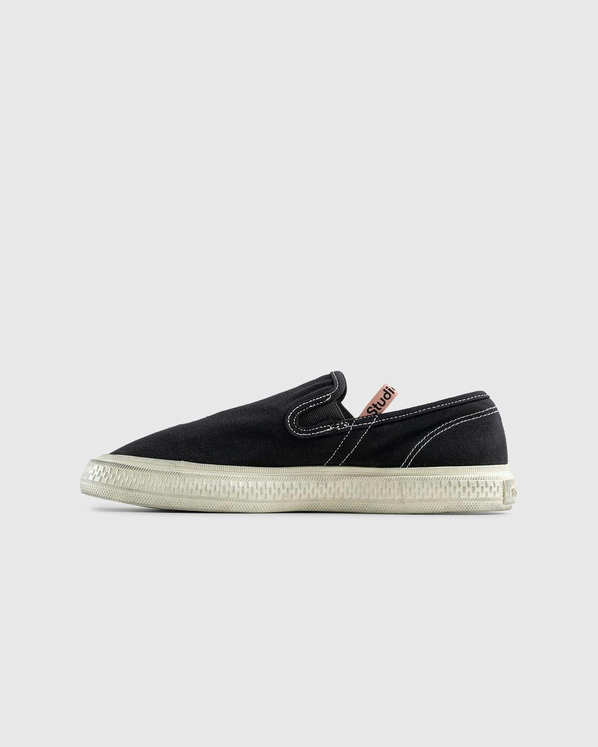 Acne Studios - Ballow Tumbled Slip On Black White - Footwear - Black - Image 2