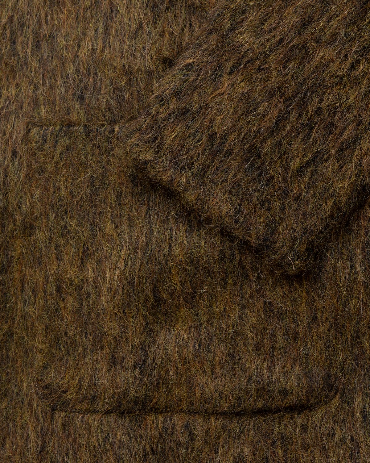 Our Legacy - Cardigan Olive Melange Mohair - Clothing - Green - Image 4