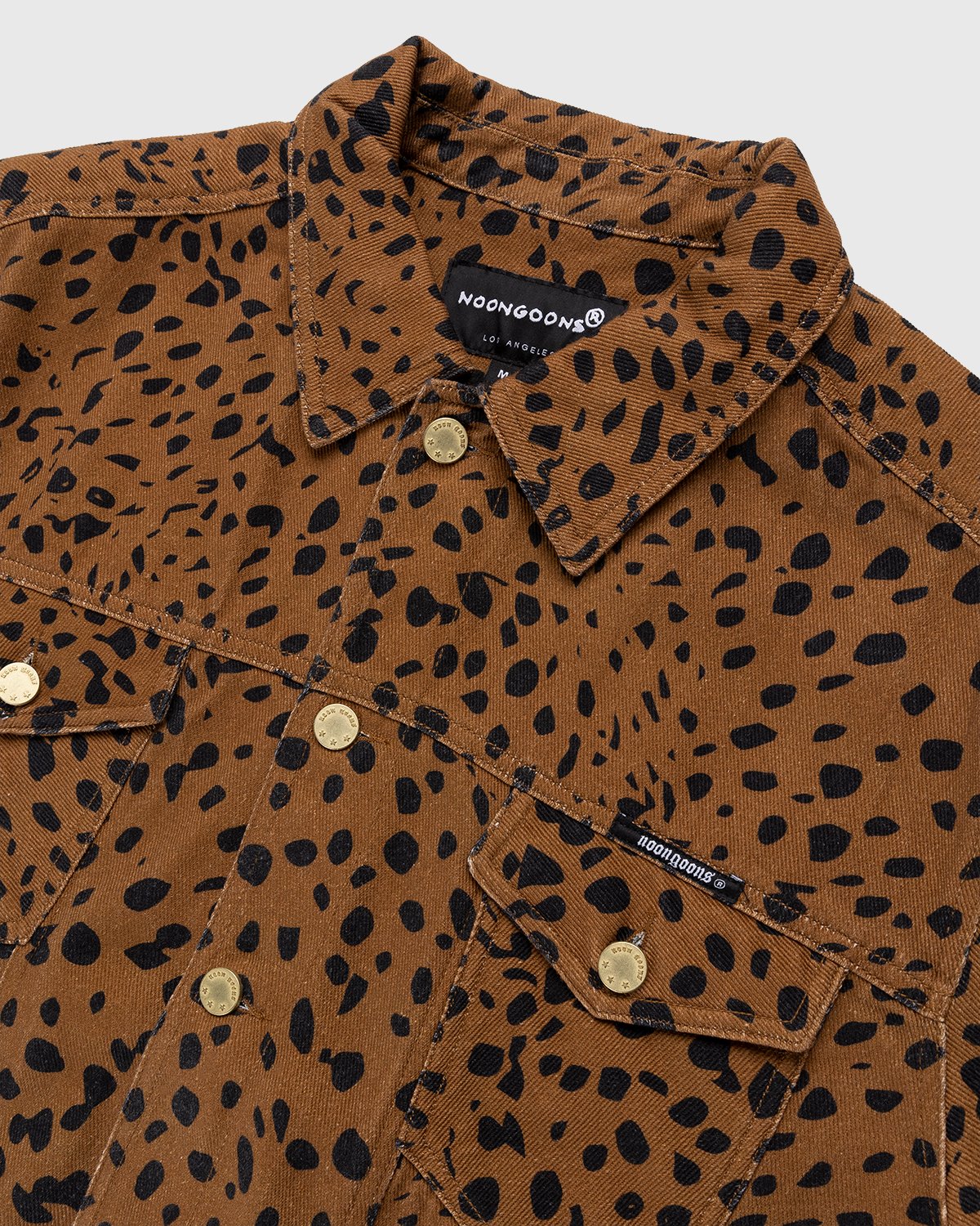 Noon Goons - Go Leopard Denim Jacket Brown - Clothing - Brown - Image 4