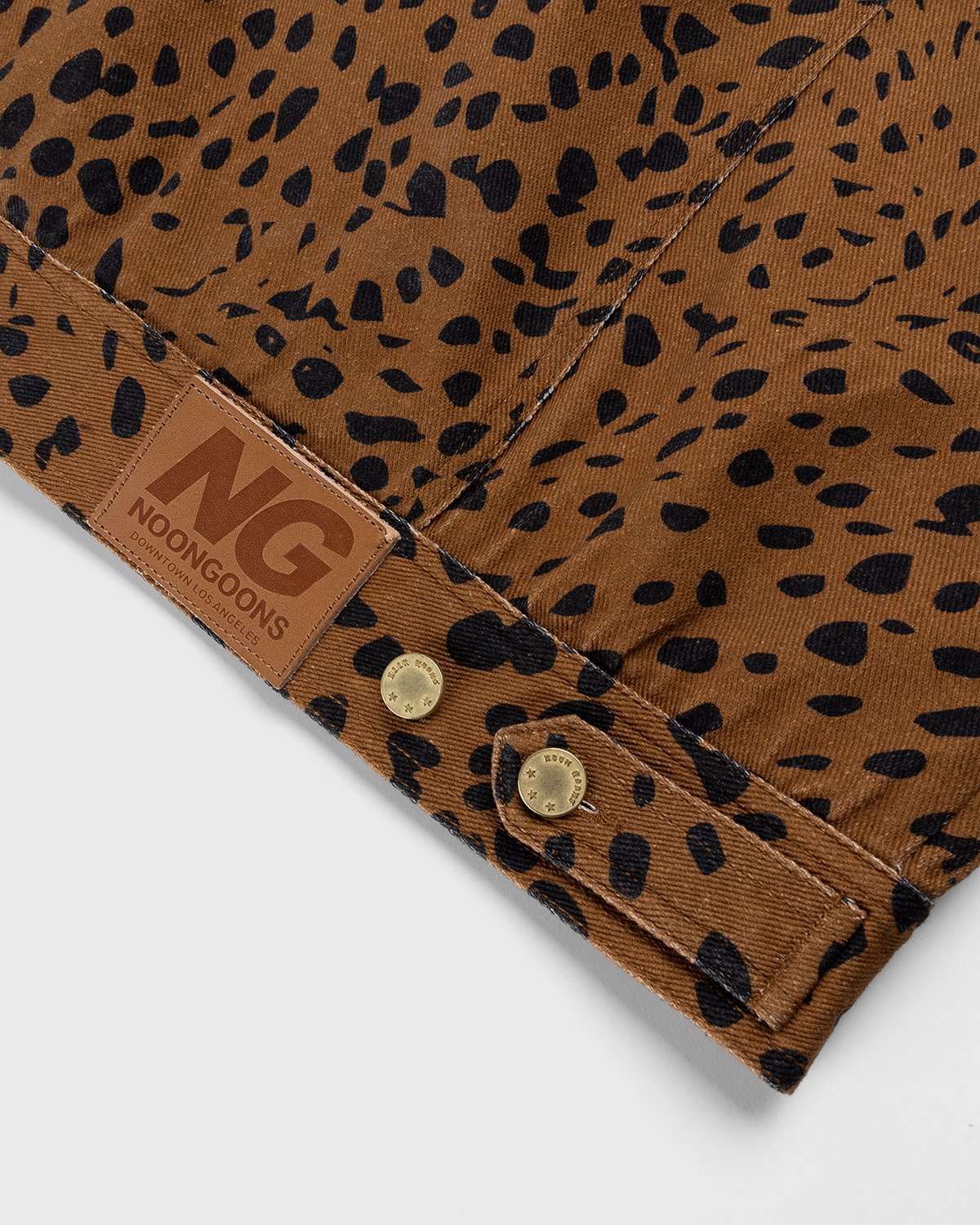 Noon Goons - Go Leopard Denim Jacket Brown - Clothing - Brown - Image 6