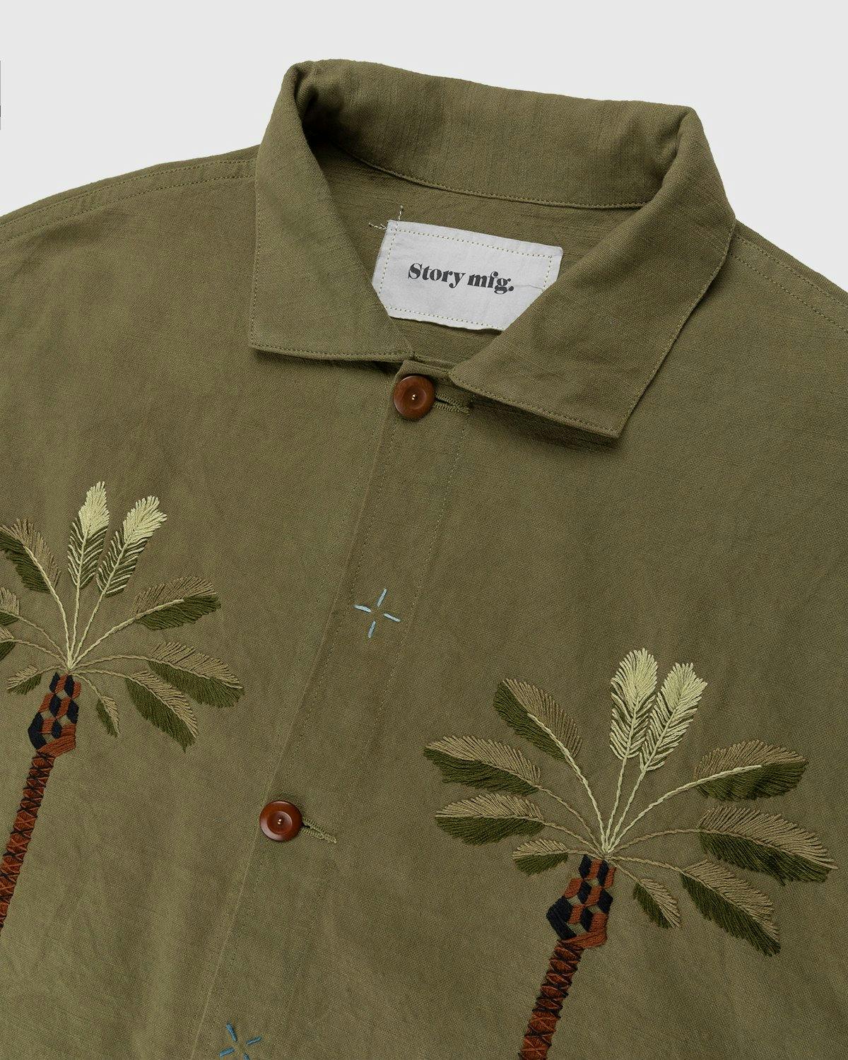 Story mfg. - Short On Time Jacket Khaki Double Date Green - Clothing - Green - Image 4