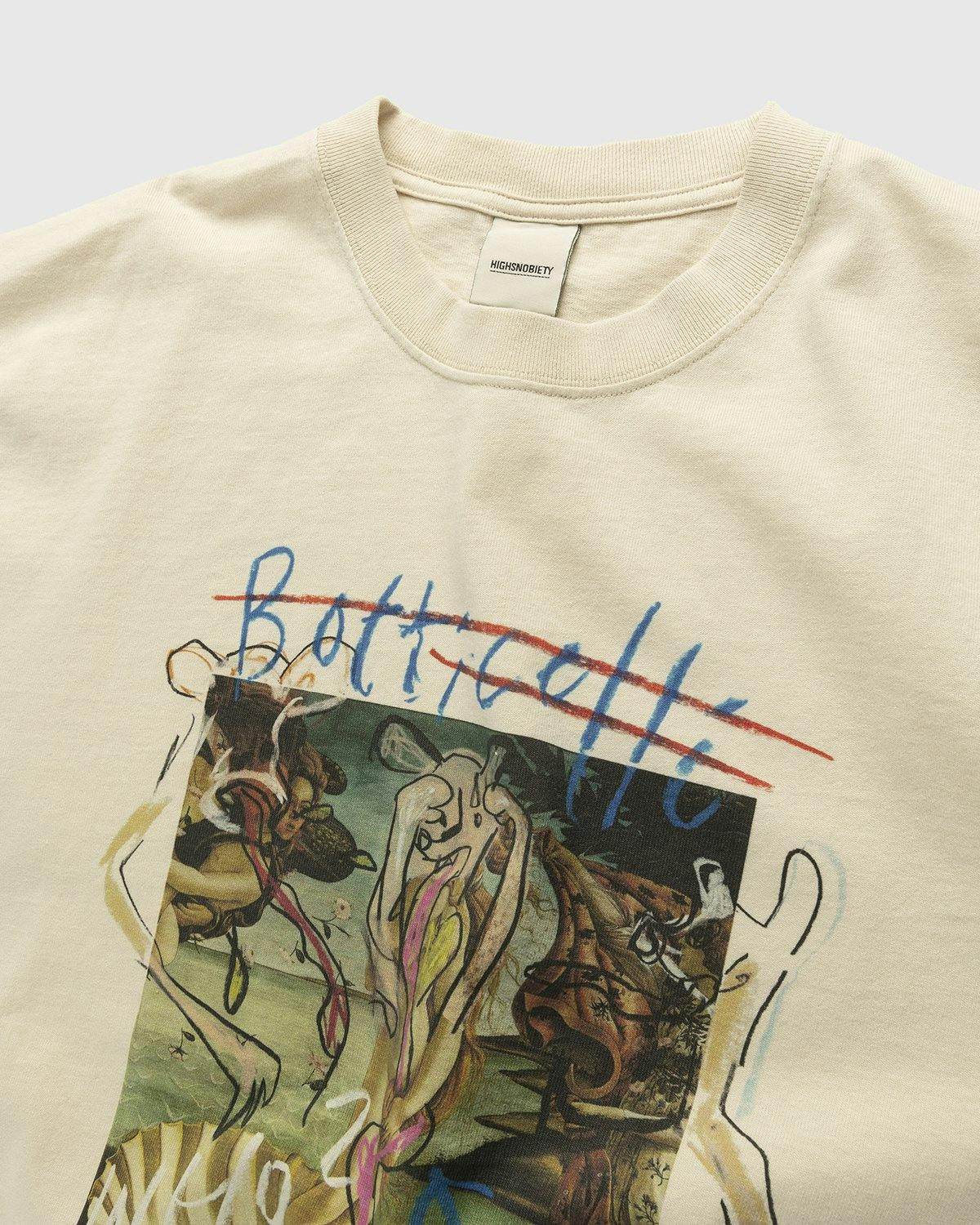 Simon Fujiwara x Highsnobiety - The Birth of Venus T-Shirt Eggshell - Clothing - Beige - Image 4