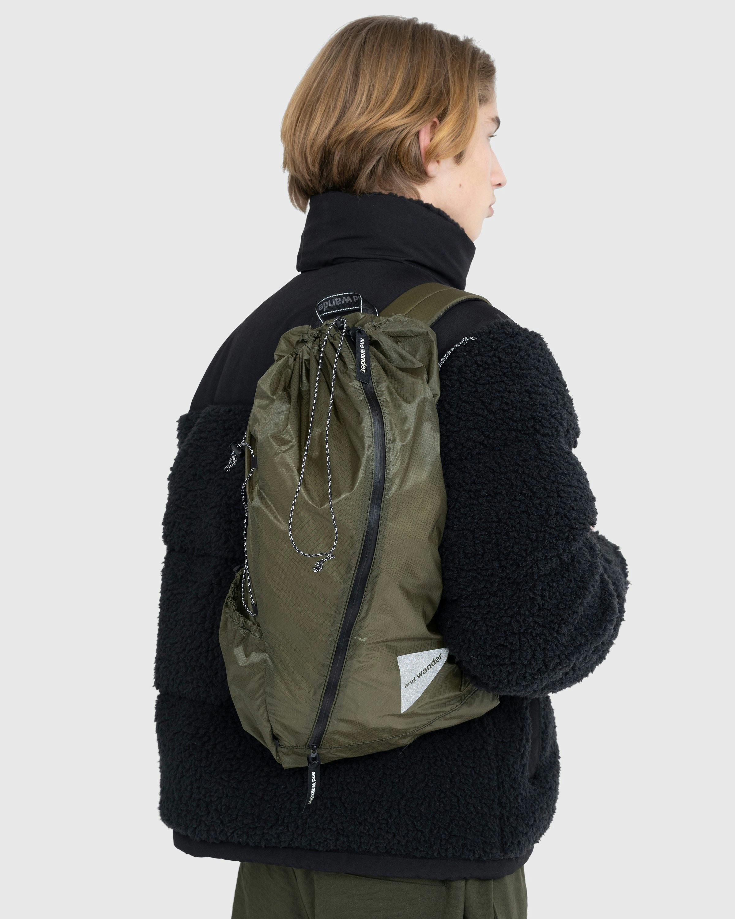 And Wander - Sil Daypack Khaki - Accessories - Green - Image 4