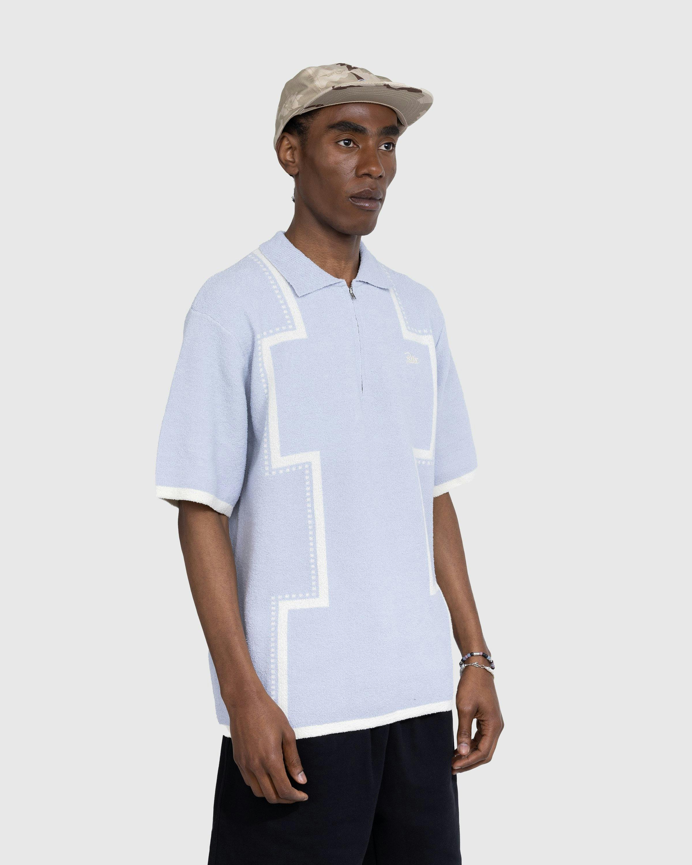 Patta - Spritz Short-Sleeve Polo Blue - Clothing - Blue - Image 2