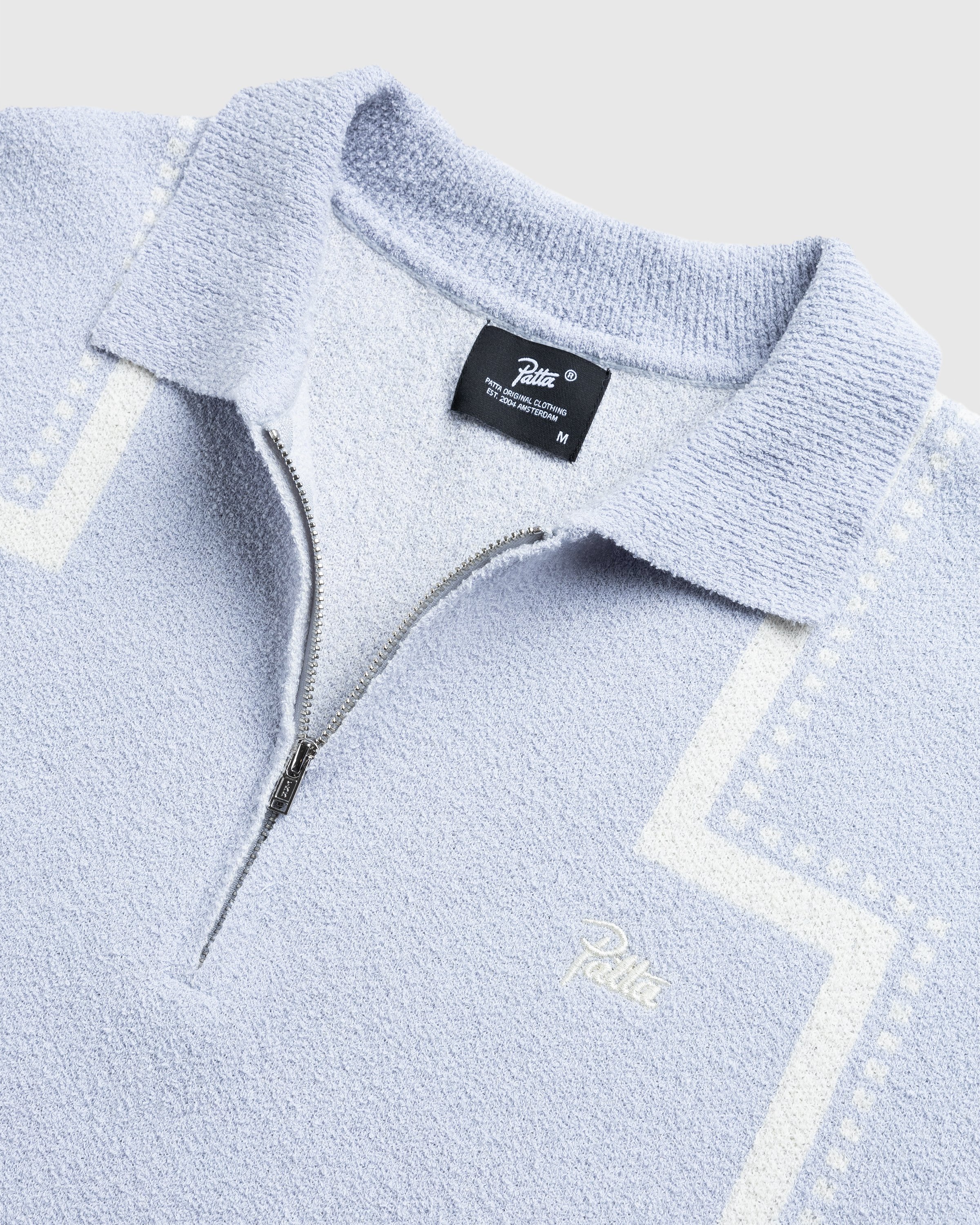 Patta - Spritz Short-Sleeve Polo Blue - Clothing - Blue - Image 5