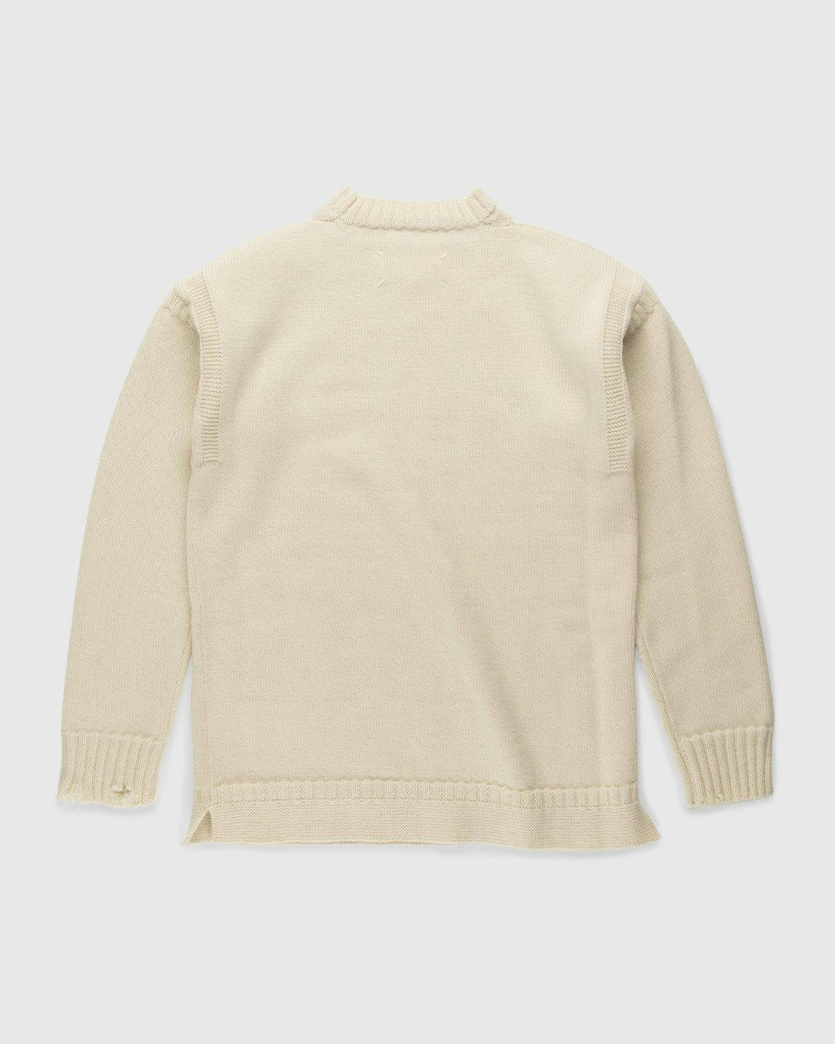 Maison Margiela - Pullover Ecru - Clothing - Beige - Image 2