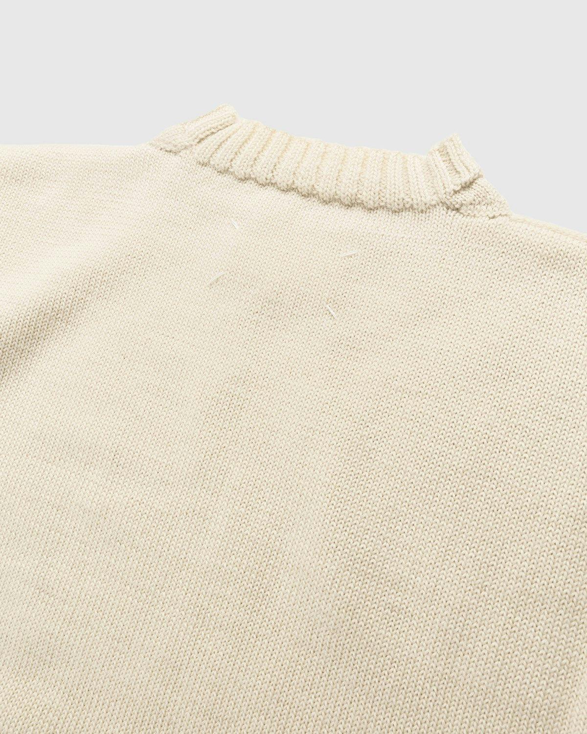 Maison Margiela - Pullover Ecru - Clothing - Beige - Image 5