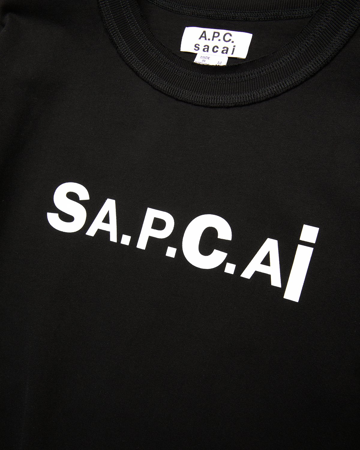 A.P.C. x Sacai - Kiyo T-Shirt Black - Clothing - Black - Image 3