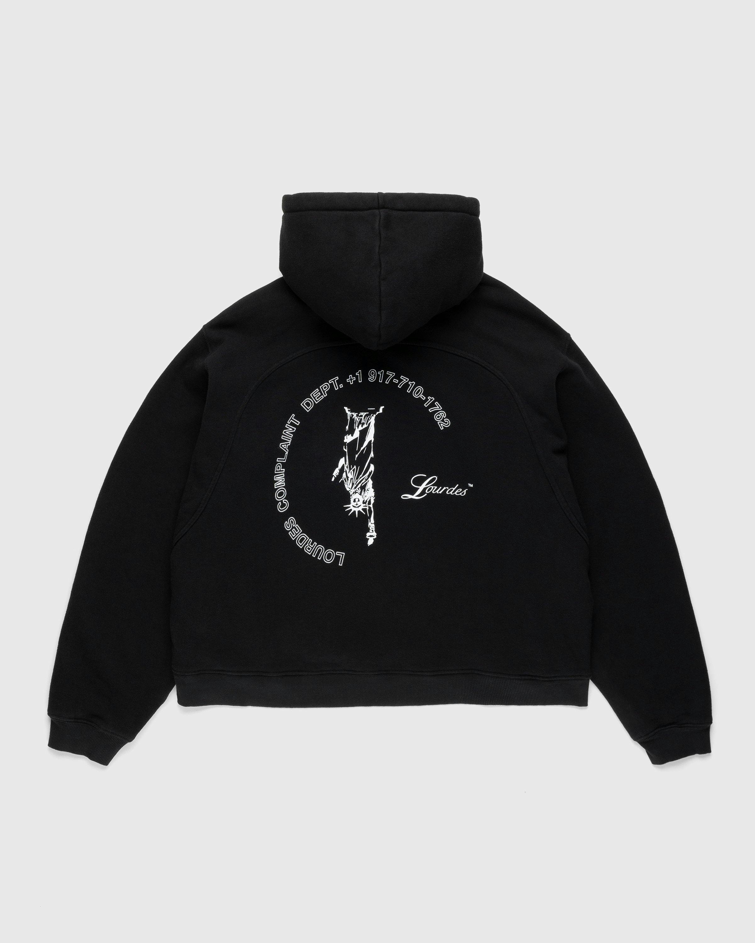 Lourdes New York - Basic Hoodie Black - Clothing - Black - Image 2