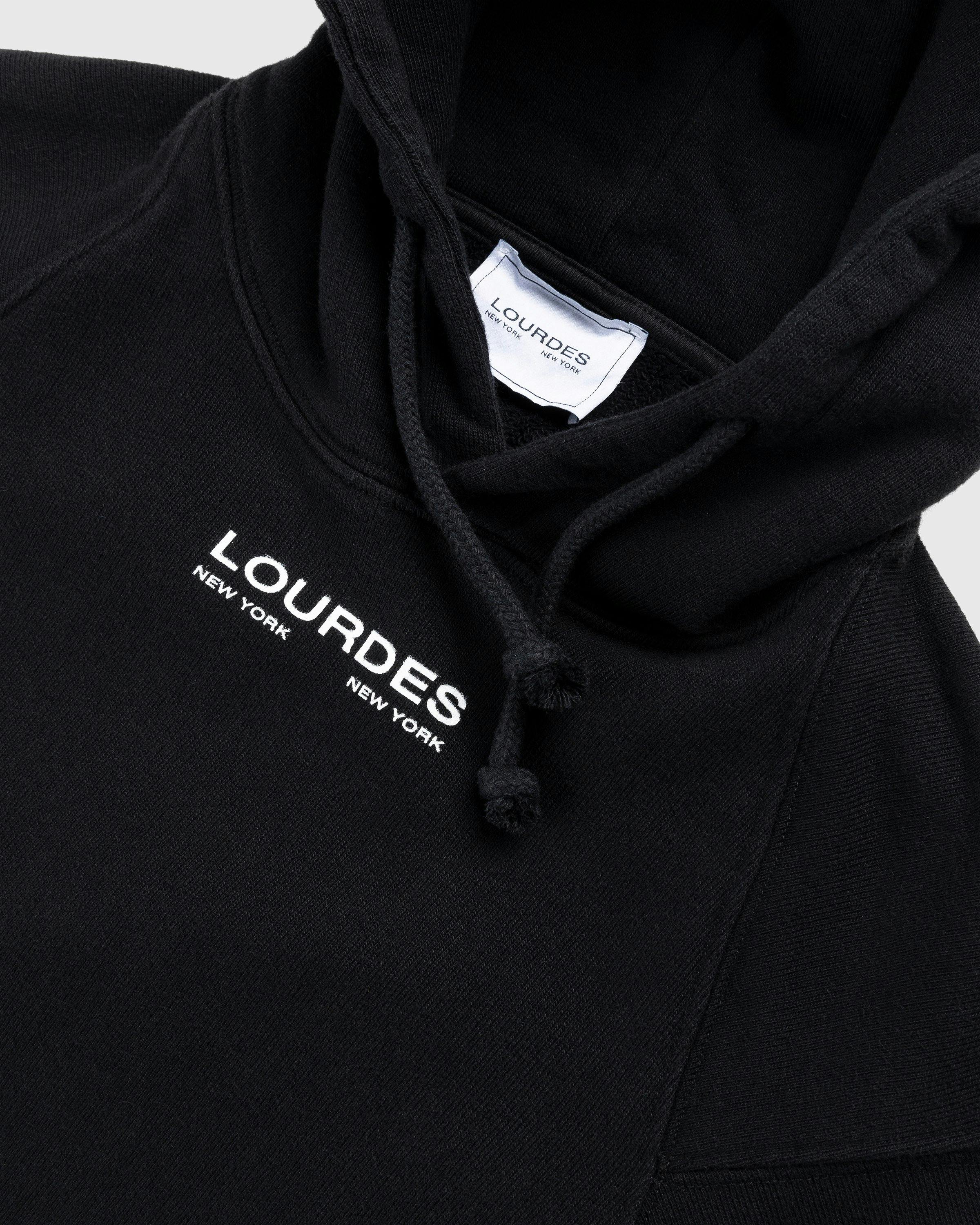 Lourdes New York - Basic Hoodie Black - Clothing - Black - Image 4