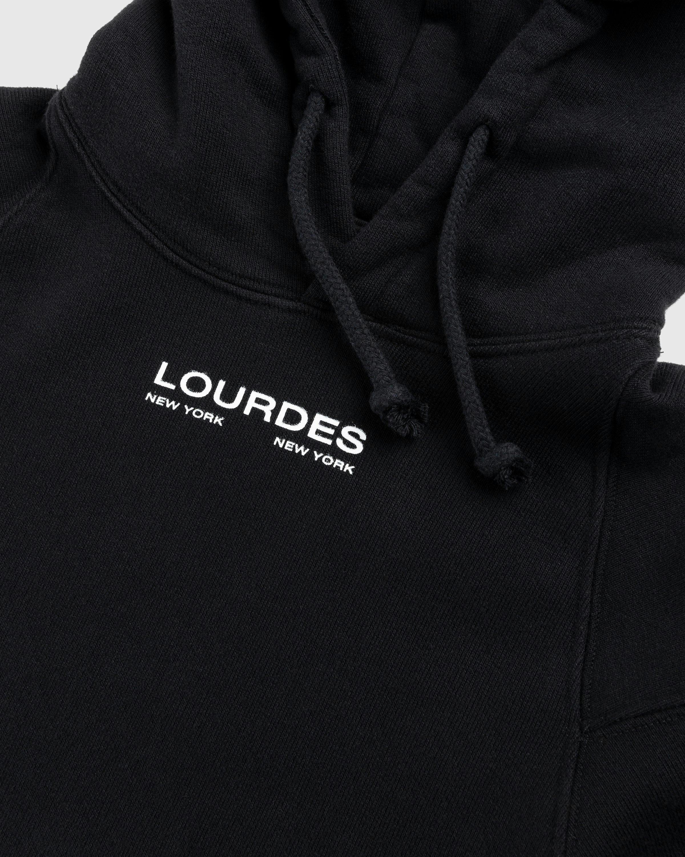 Lourdes New York - Basic Hoodie Black - Clothing - Black - Image 5