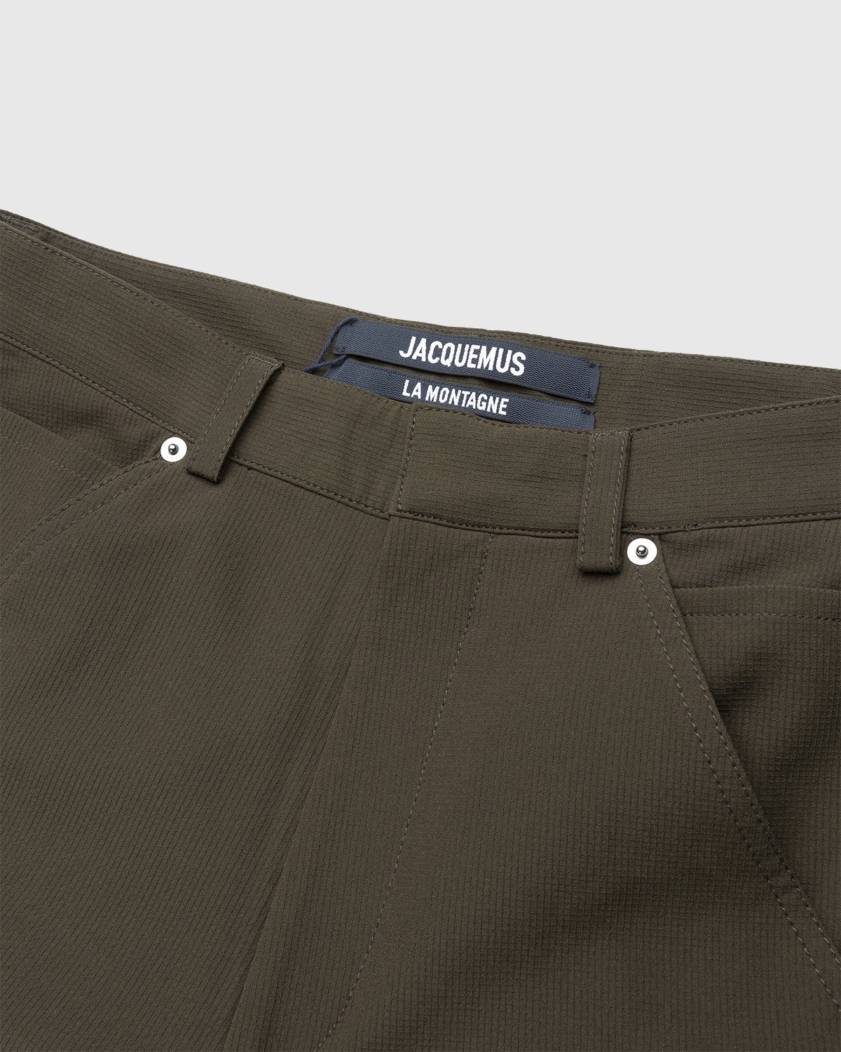JACQUEMUS - Le Pantalon Peche Dark Khaki - Clothing - Green - Image 3