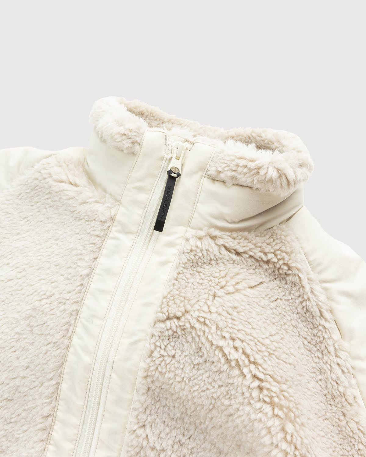 Woolrich - Terra Pile Jacket Ivory - Clothing - Beige - Image 3