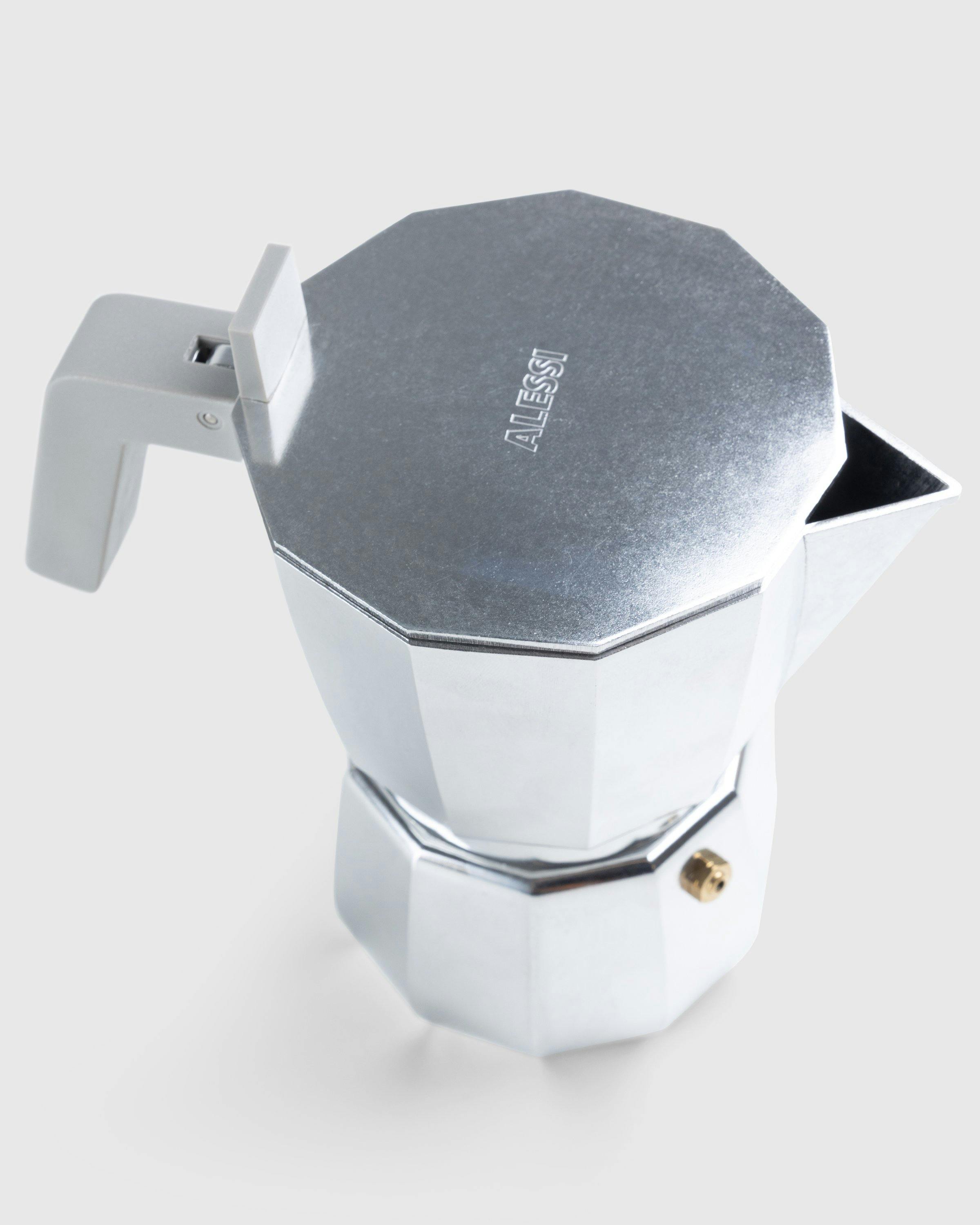 ALESSI - David Chipperfield Moka Maker (1 Cup) - Lifestyle - Silver - Image 2