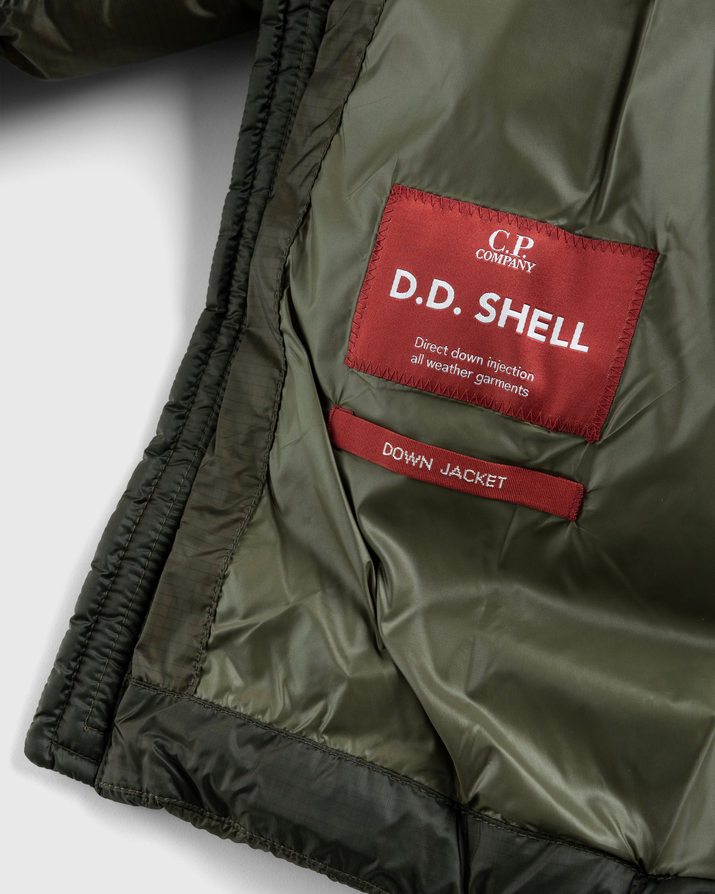 C.P. Company - DD Shell Hooded Down Jacket Green - Clothing - Green - Image 8