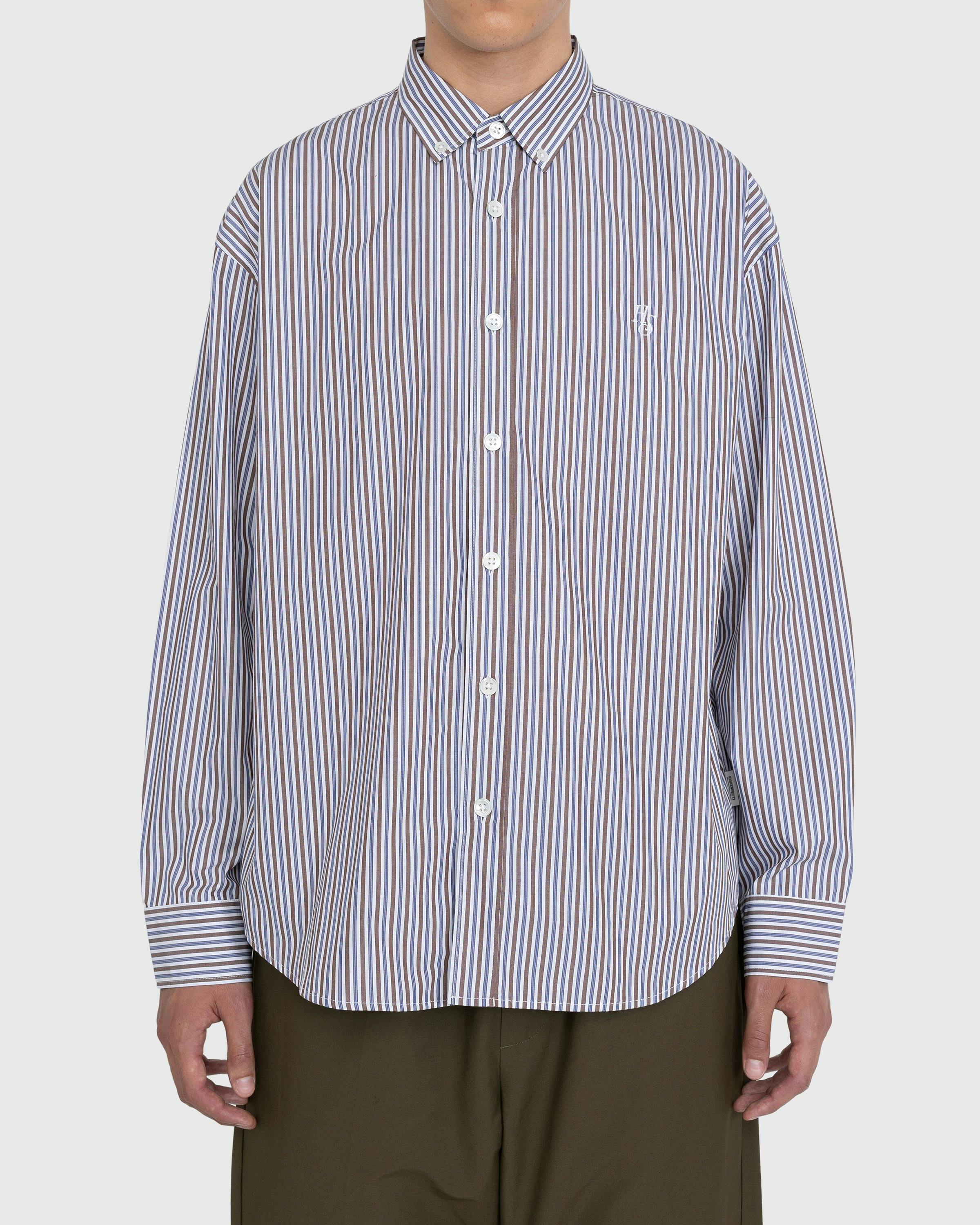 Highsnobiety - Striped Dress Shirt White/Black - Clothing - Multi - Image 2