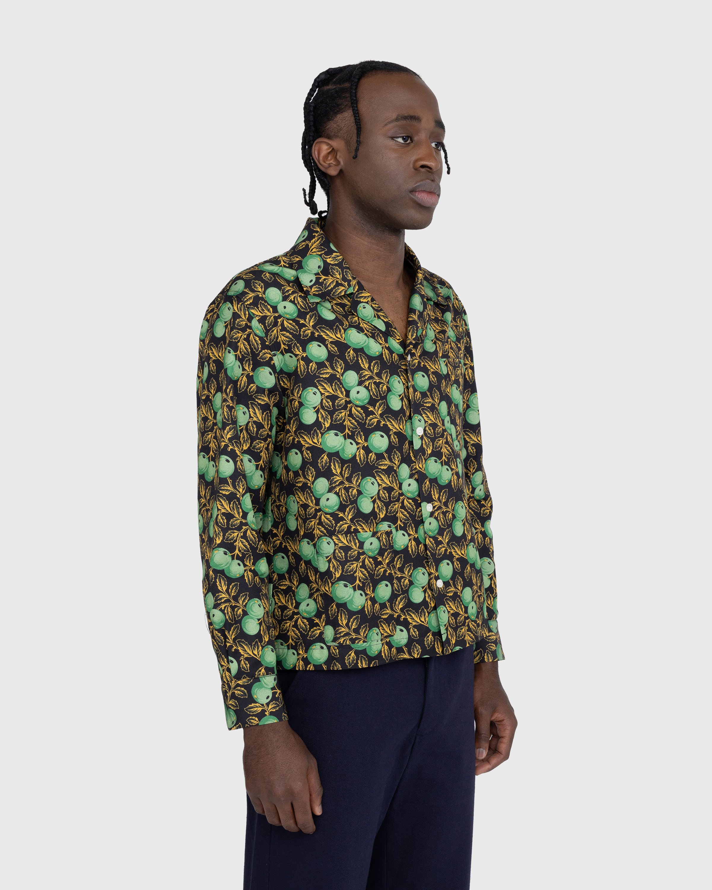 Bode - Gooseberry Long-Sleeve Shirt Multi - Clothing - Multi - Image 3