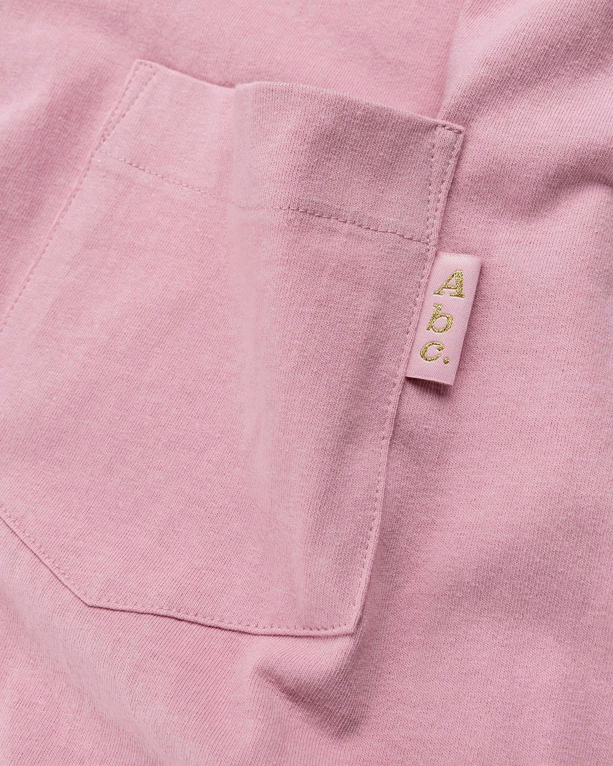 Abc. - Short-Sleeve Pocket Tee Morganite - Clothing - Pink - Image 5