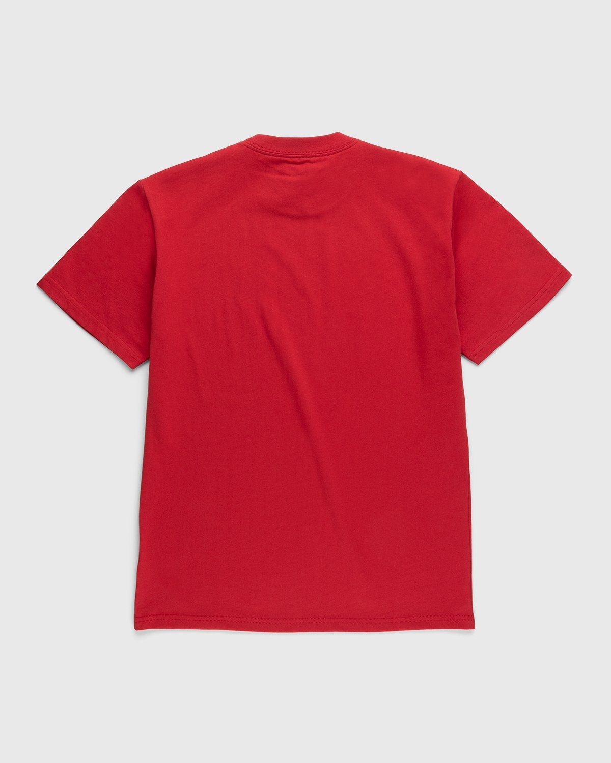 Carhartt WIP - University Script T-Shirt Cornel White - Clothing - Red - Image 2