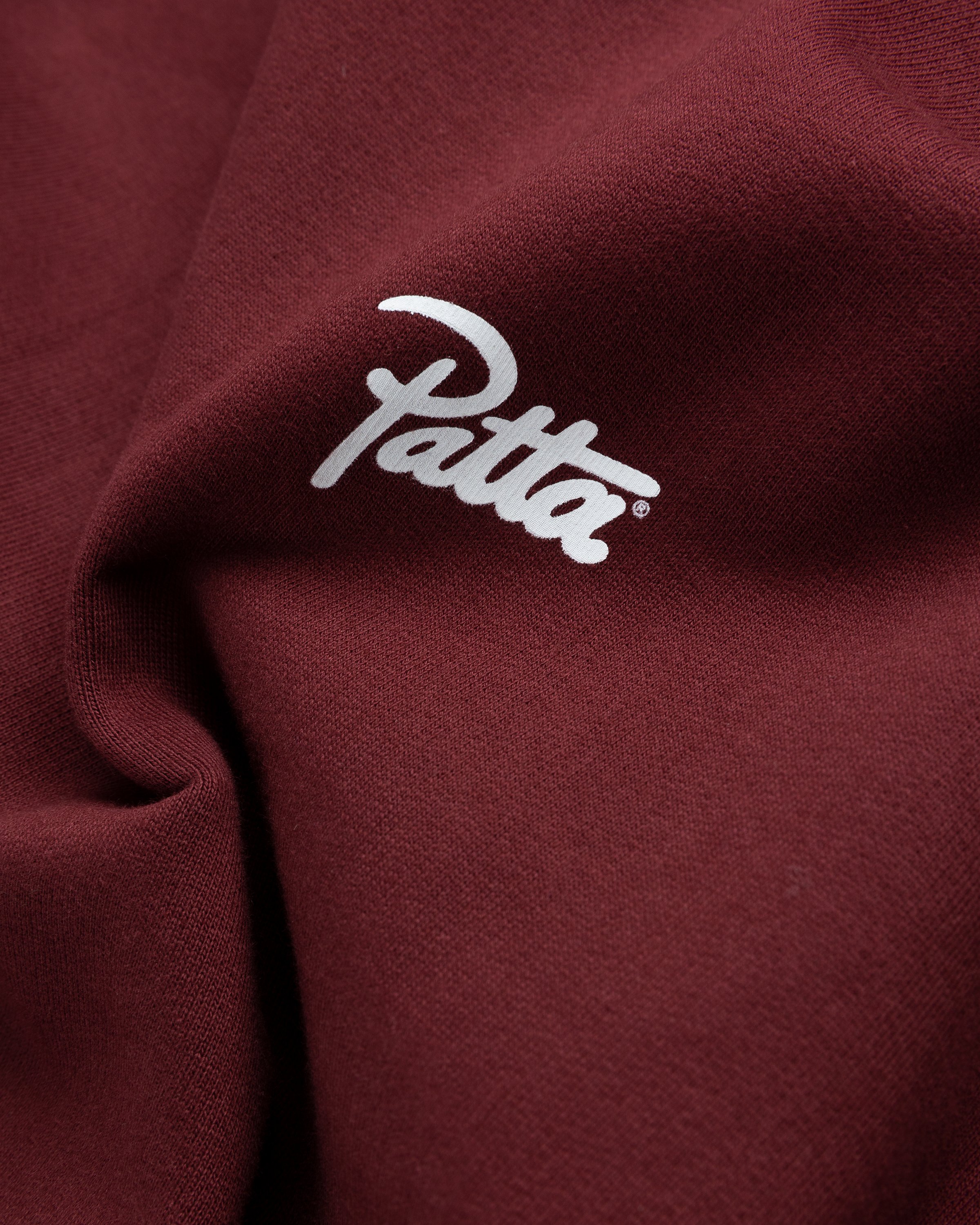 Patta - Basic Hoodie Tawny Port - Clothing - Red - Image 3