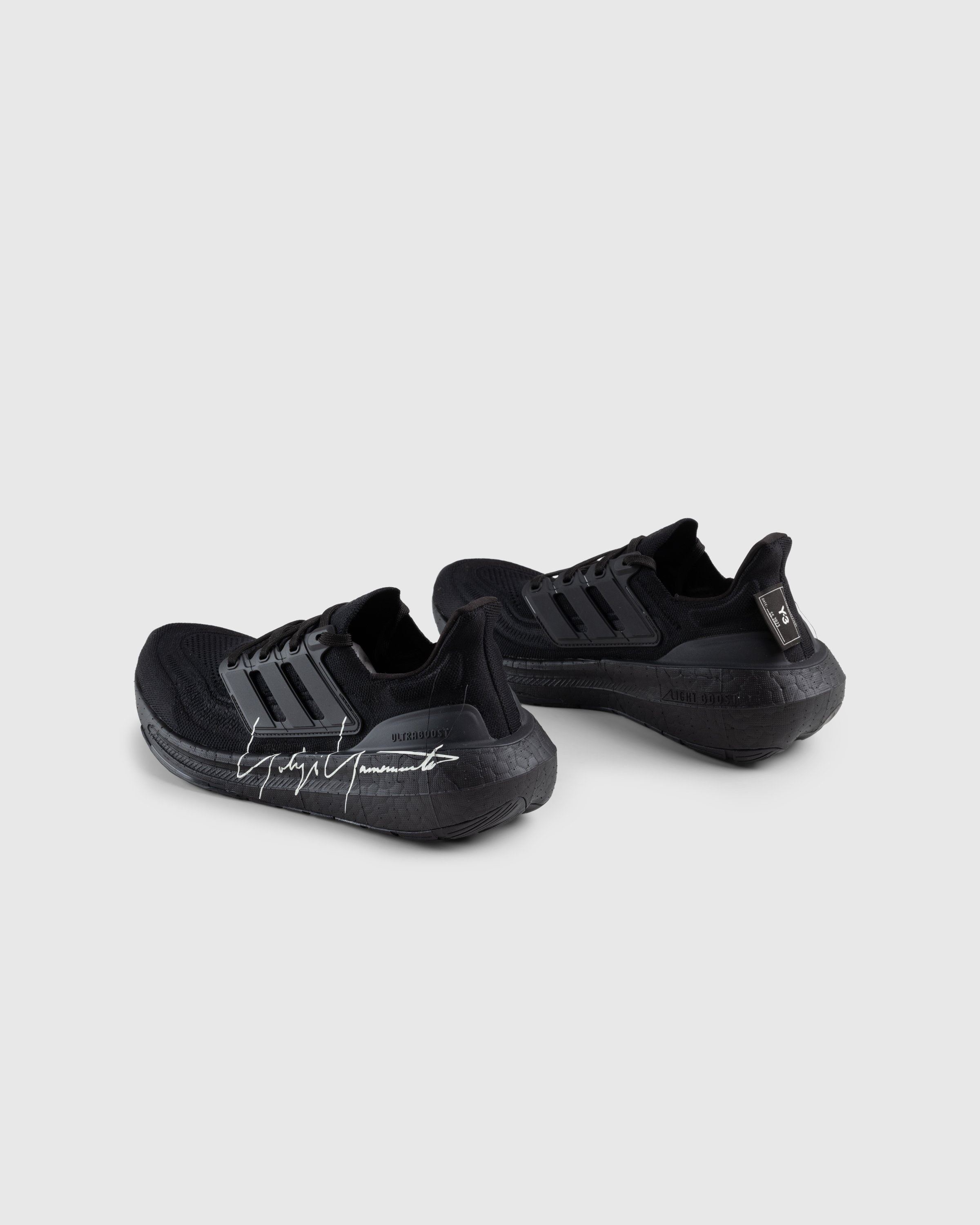 Y-3 - Y-3 Ultraboost Light Black/White - Footwear - Black - Image 4