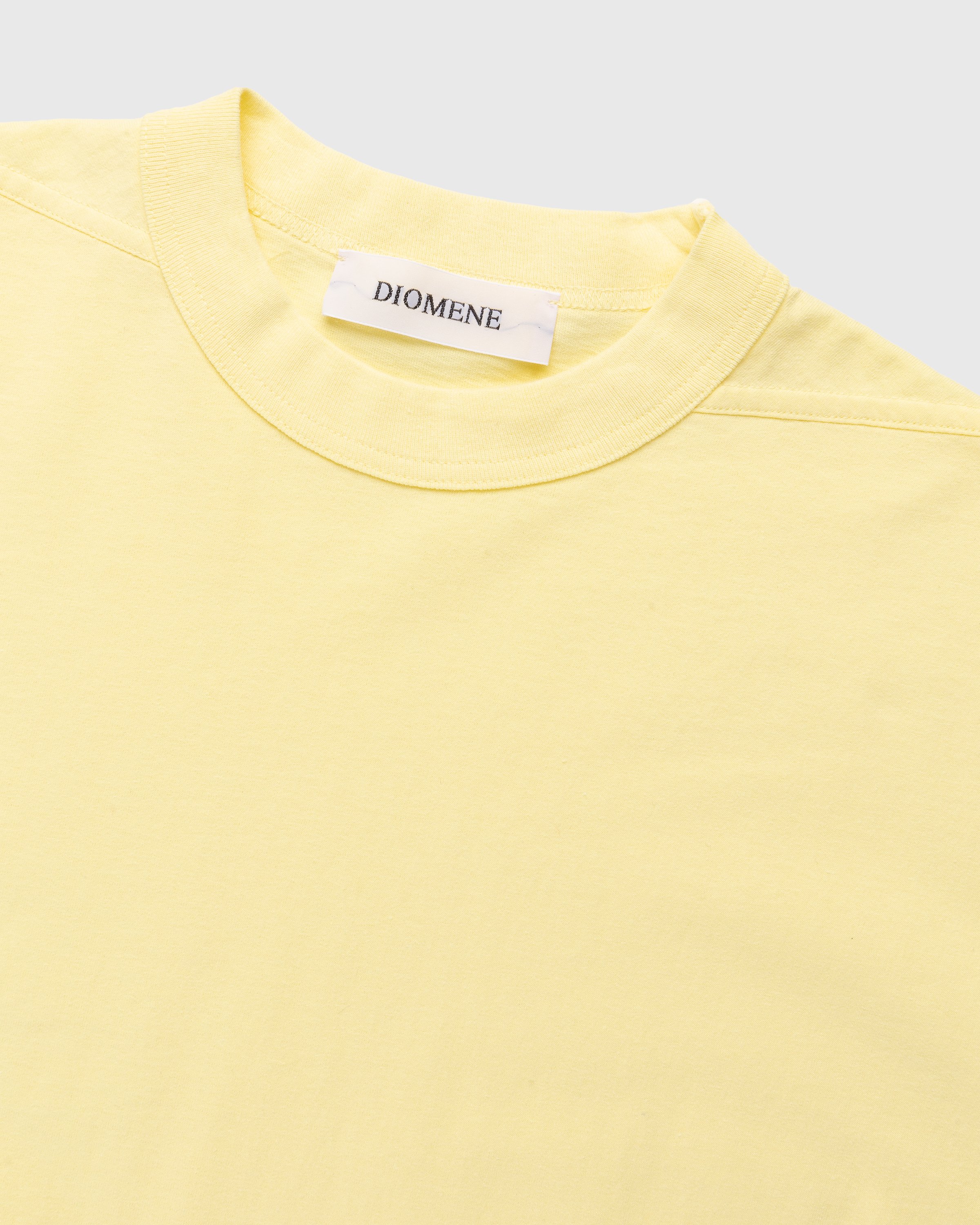 Diomene by Damir Doma - Cotton Crewneck T-Shirt Lemonade - Clothing - Yellow - Image 4
