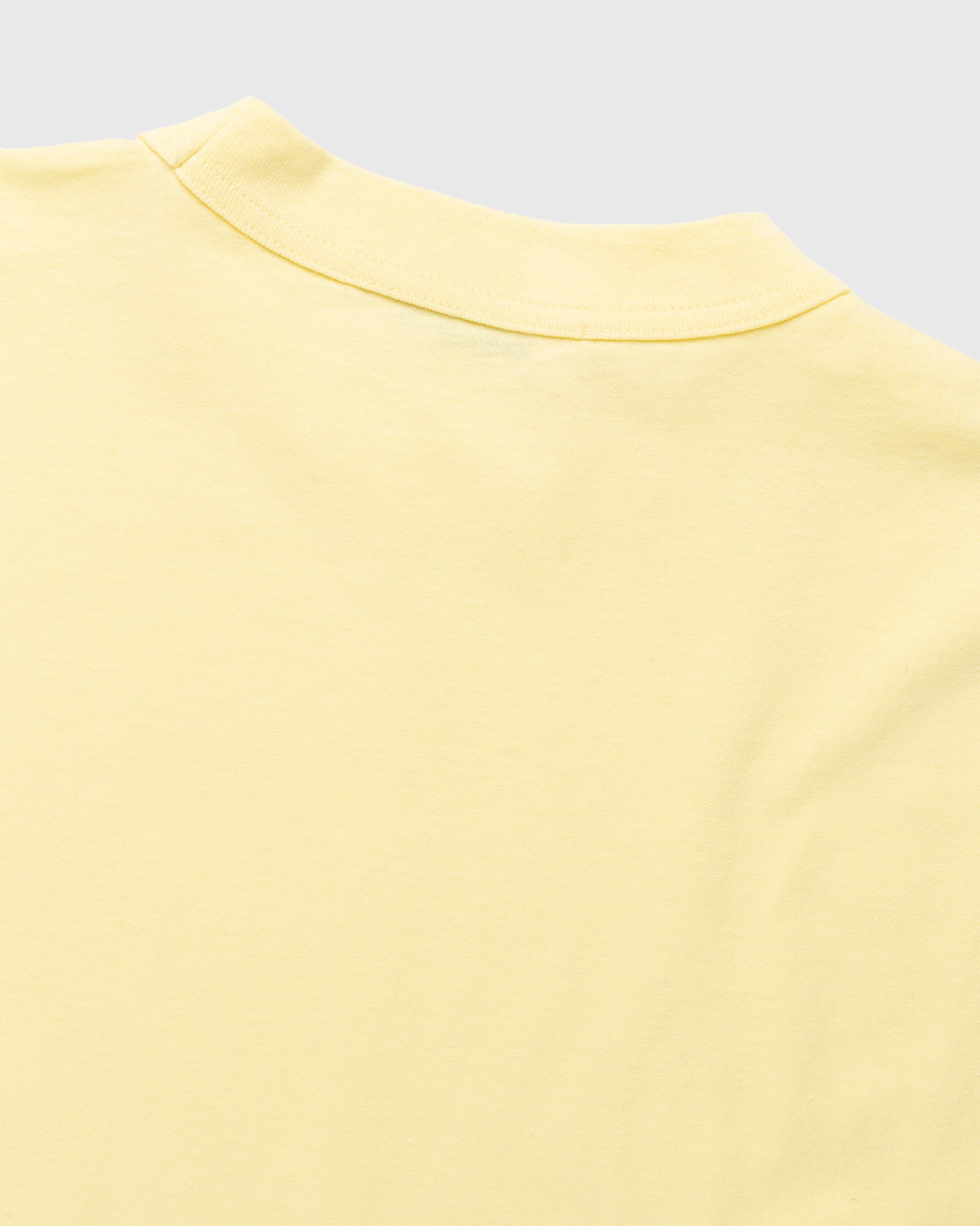 Diomene by Damir Doma - Cotton Crewneck T-Shirt Lemonade - Clothing - Yellow - Image 5