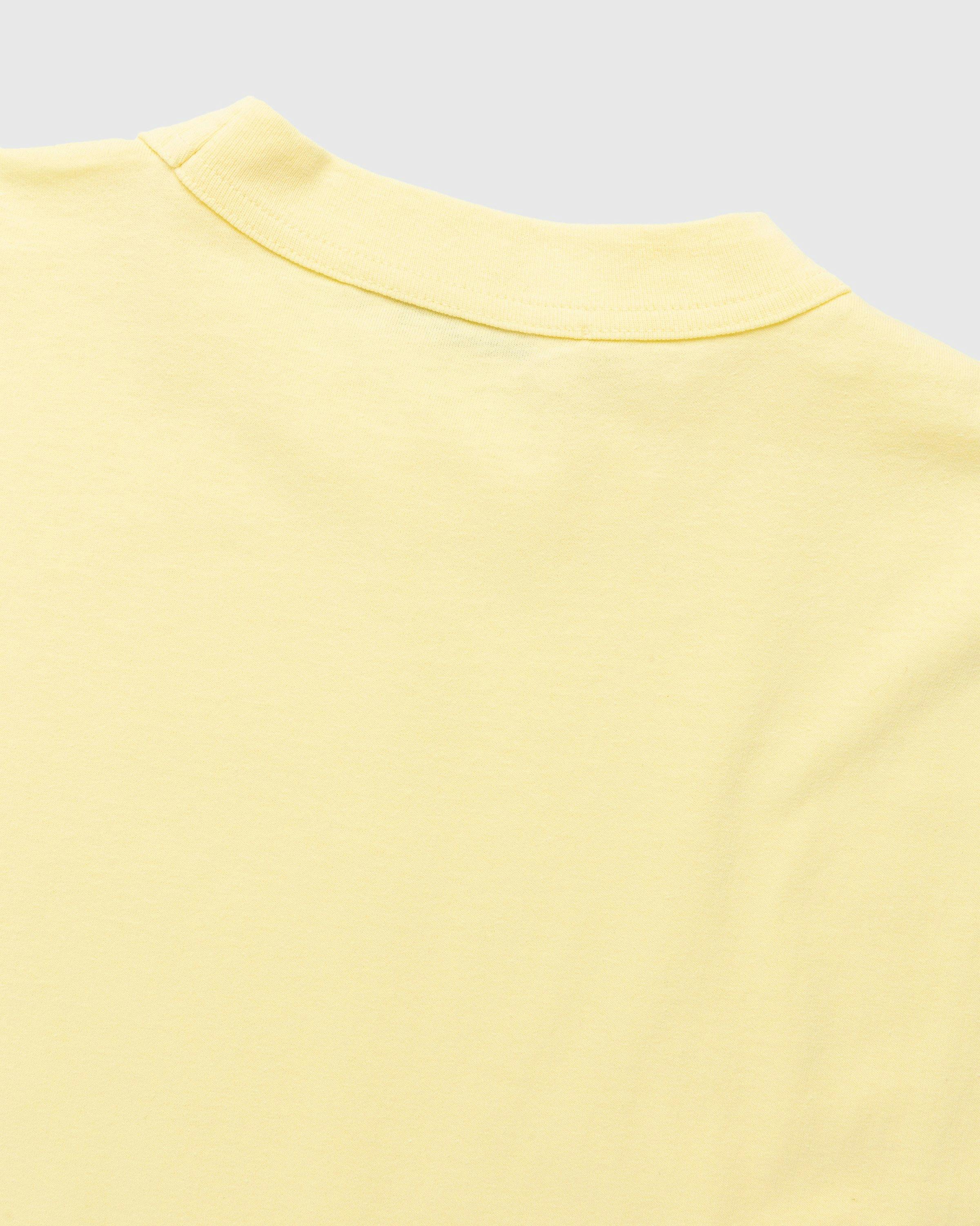 Diomene by Damir Doma - Cotton Crewneck T-Shirt Lemonade - Clothing - Yellow - Image 5