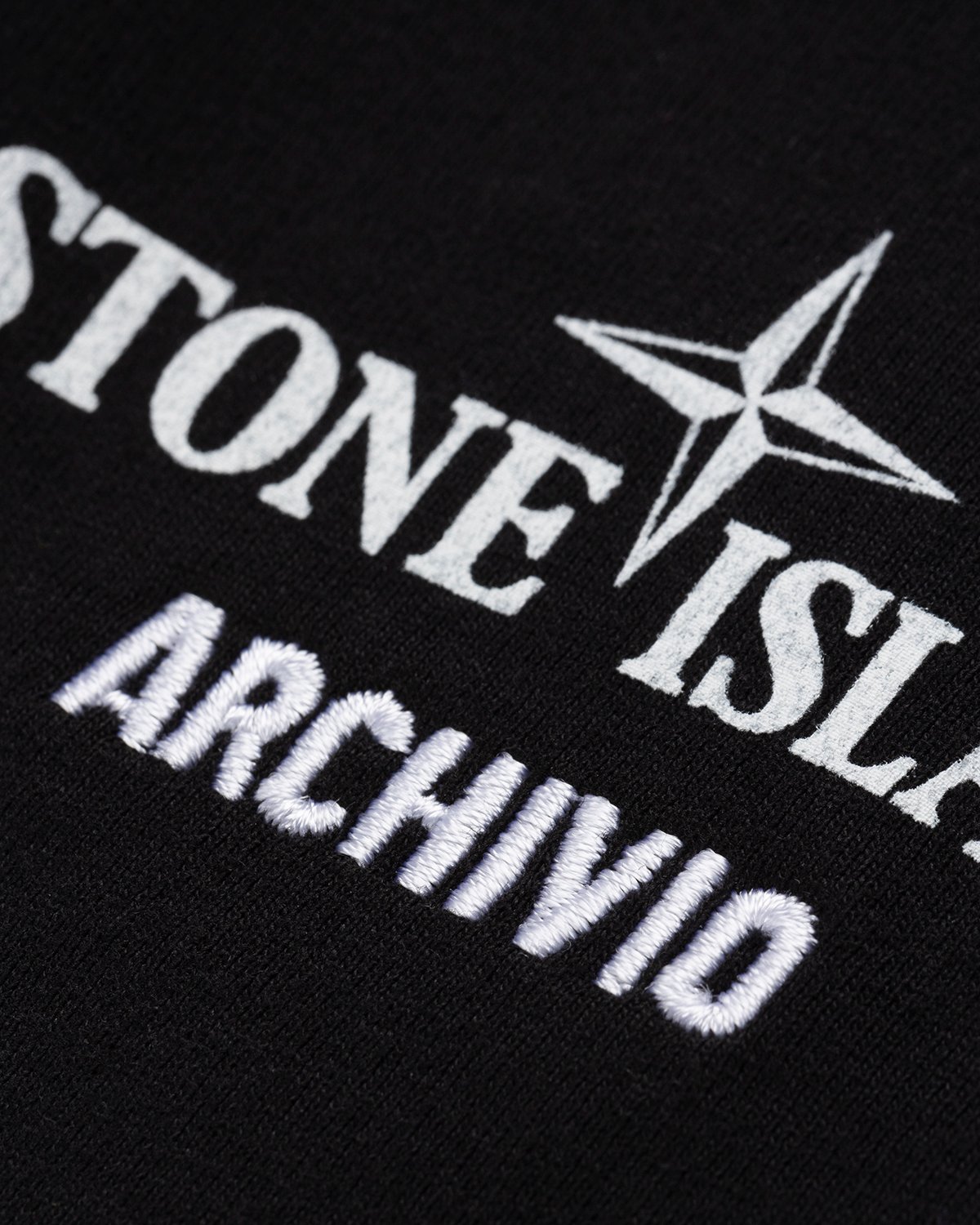 Stone Island - 2NS91 Garment-Dyed Archivio T-Shirt Black - Clothing - Black - Image 3