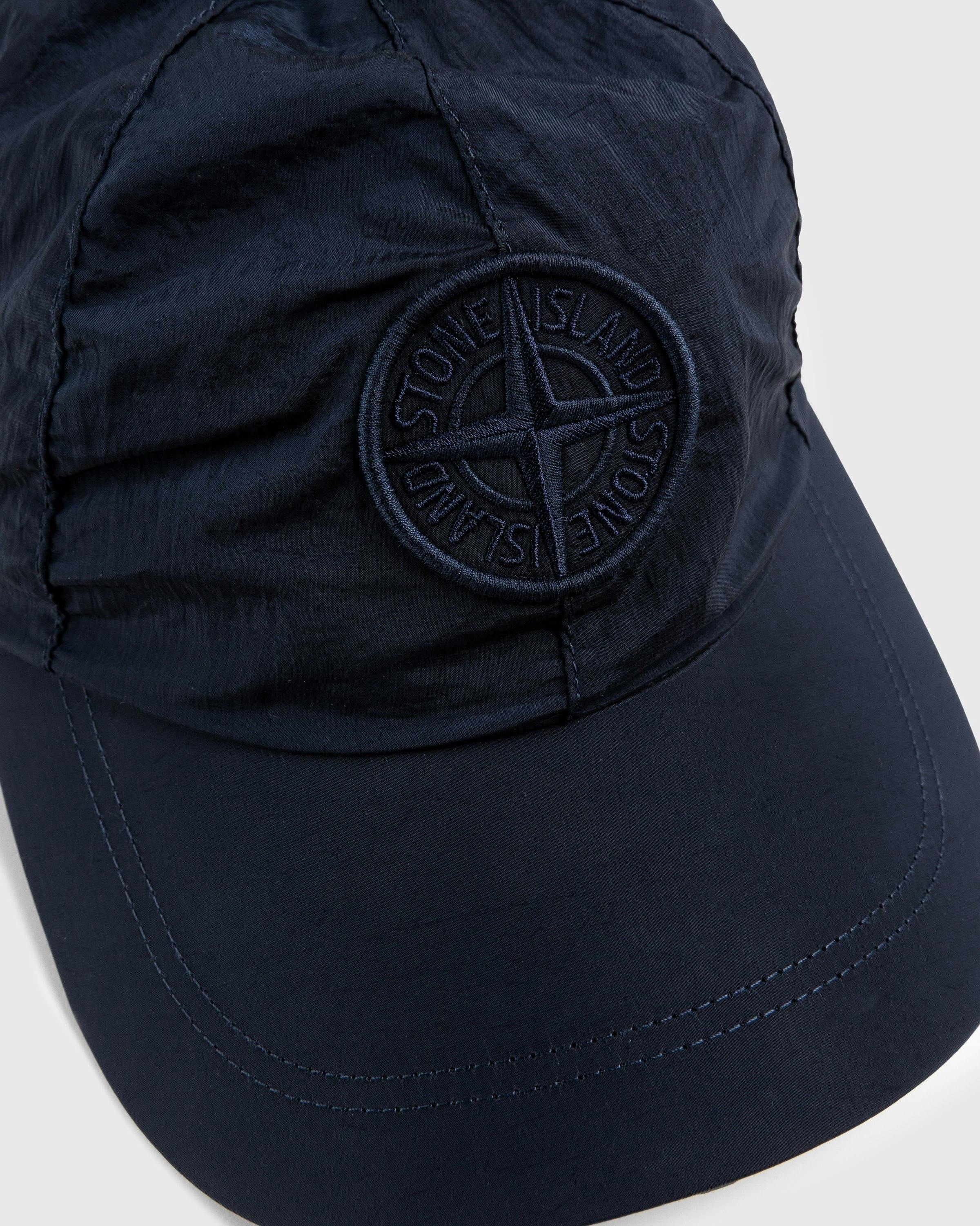 Stone Island - Nylon Metal Six-Panel Cap Navy Blue - Accessories - Blue - Image 4