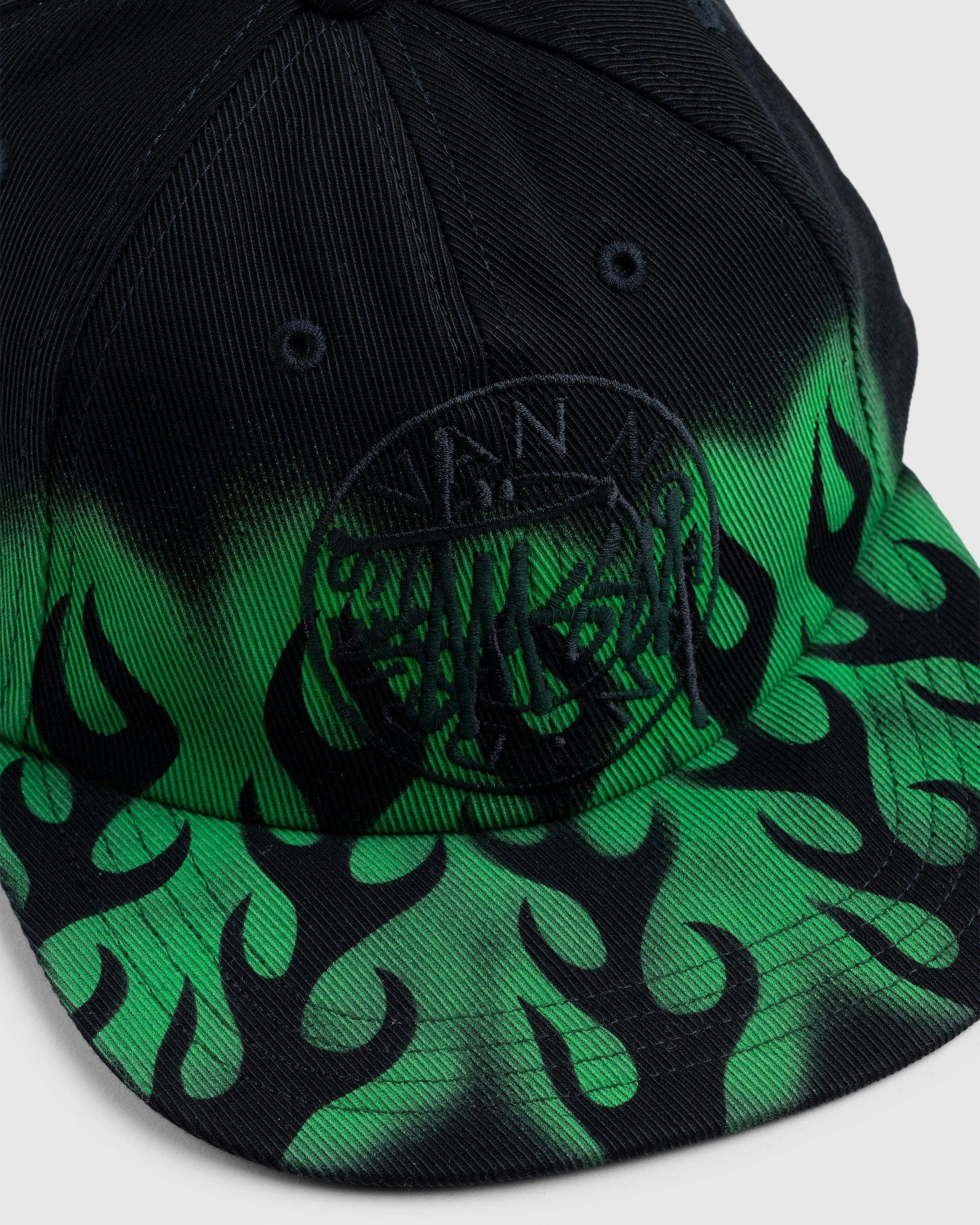 Stüssy x Dries van Noten - Black Stencil Cap - Accessories - Black - Image 4