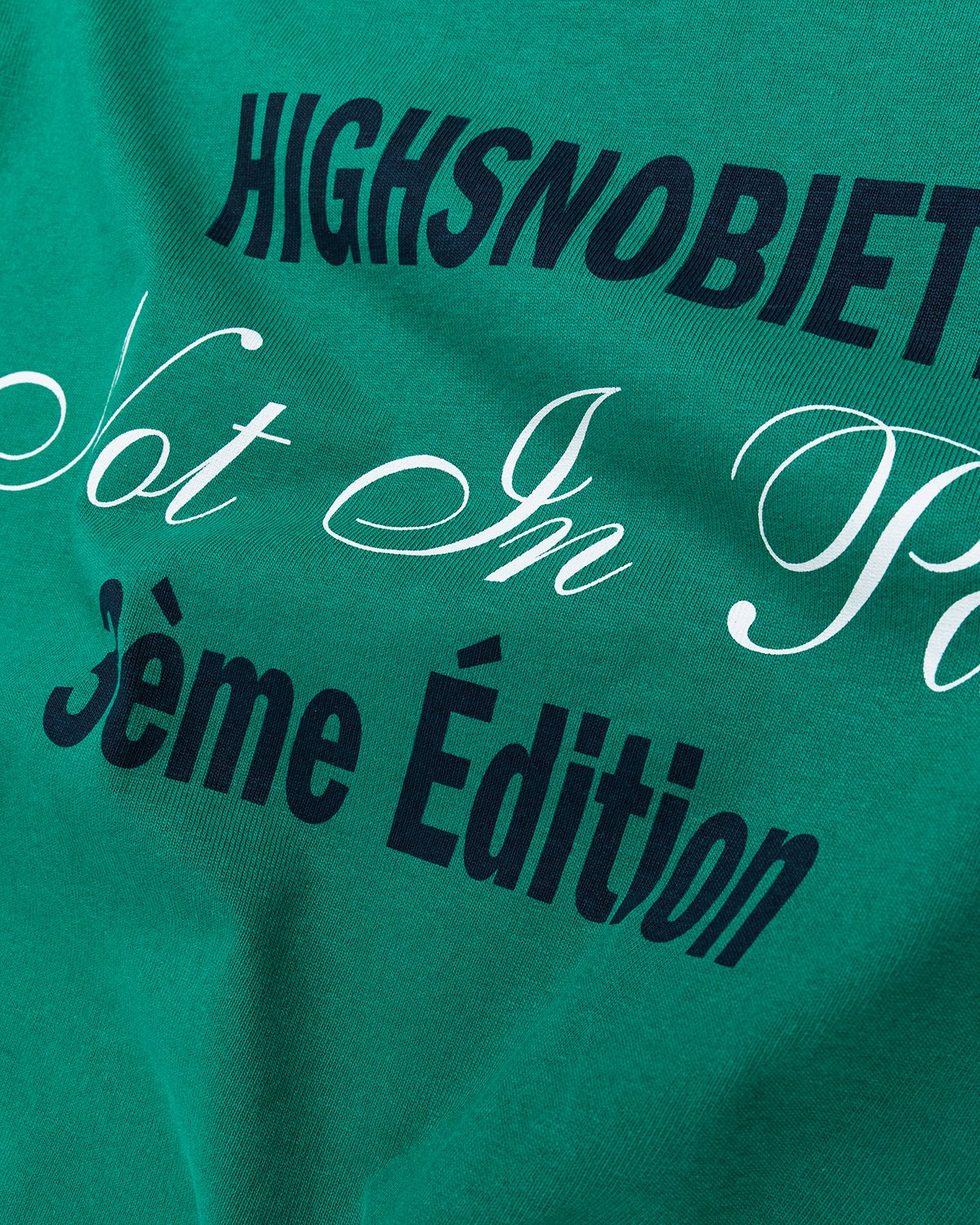 Highsnobiety - Not in Paris 3 T-Shirt Green - Clothing - Green - Image 4