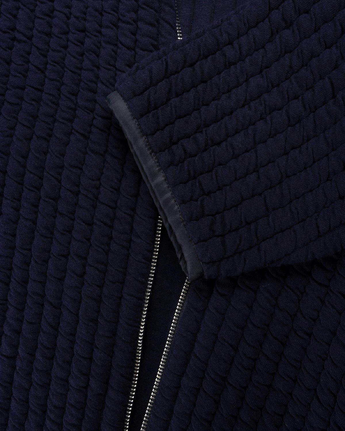 Jil Sander - Knitted Bomber Navy - Clothing - Blue - Image 4