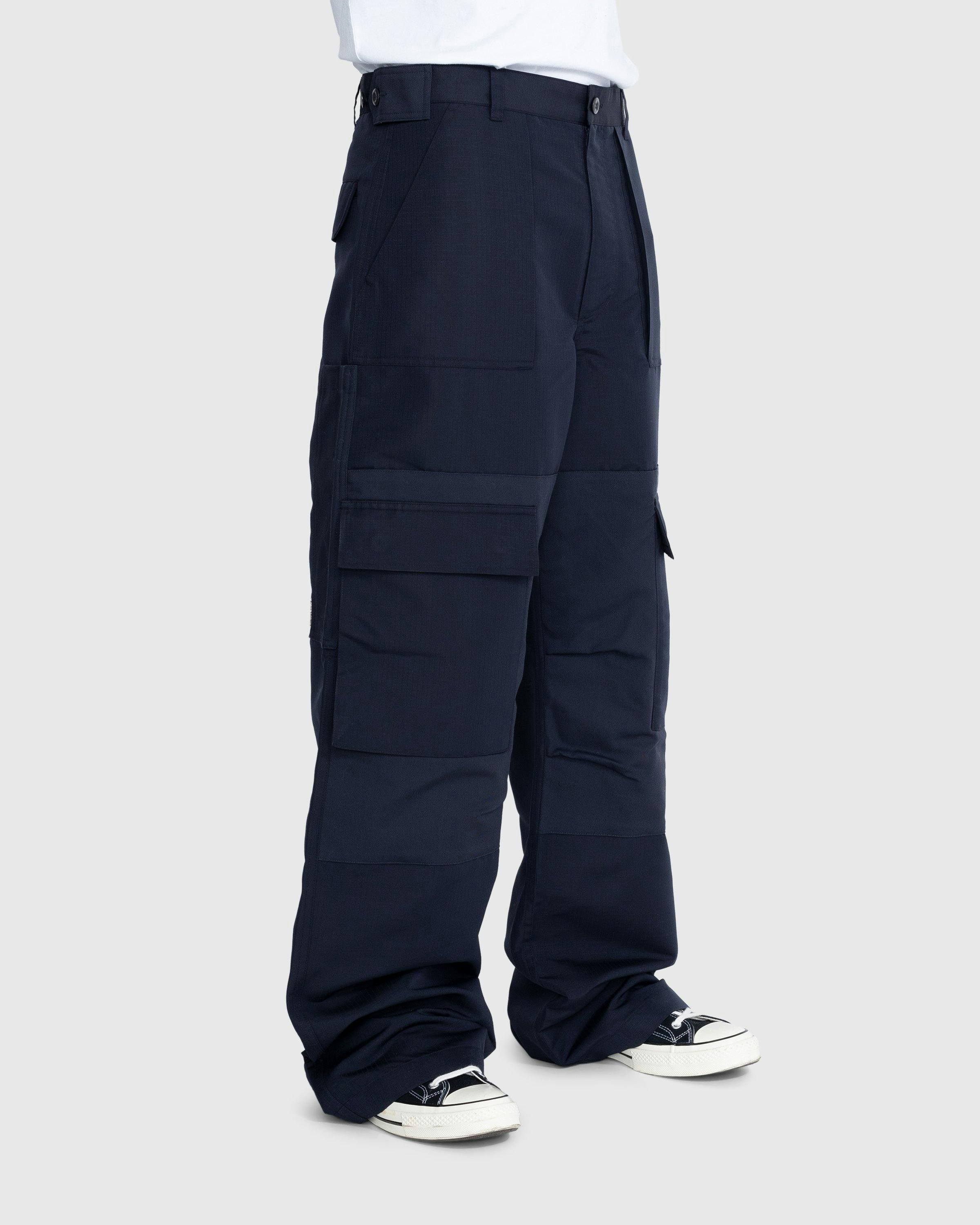 Acne Studios - Ripstop Cargo Trousers Dark Blue - Clothing - Black - Image 3