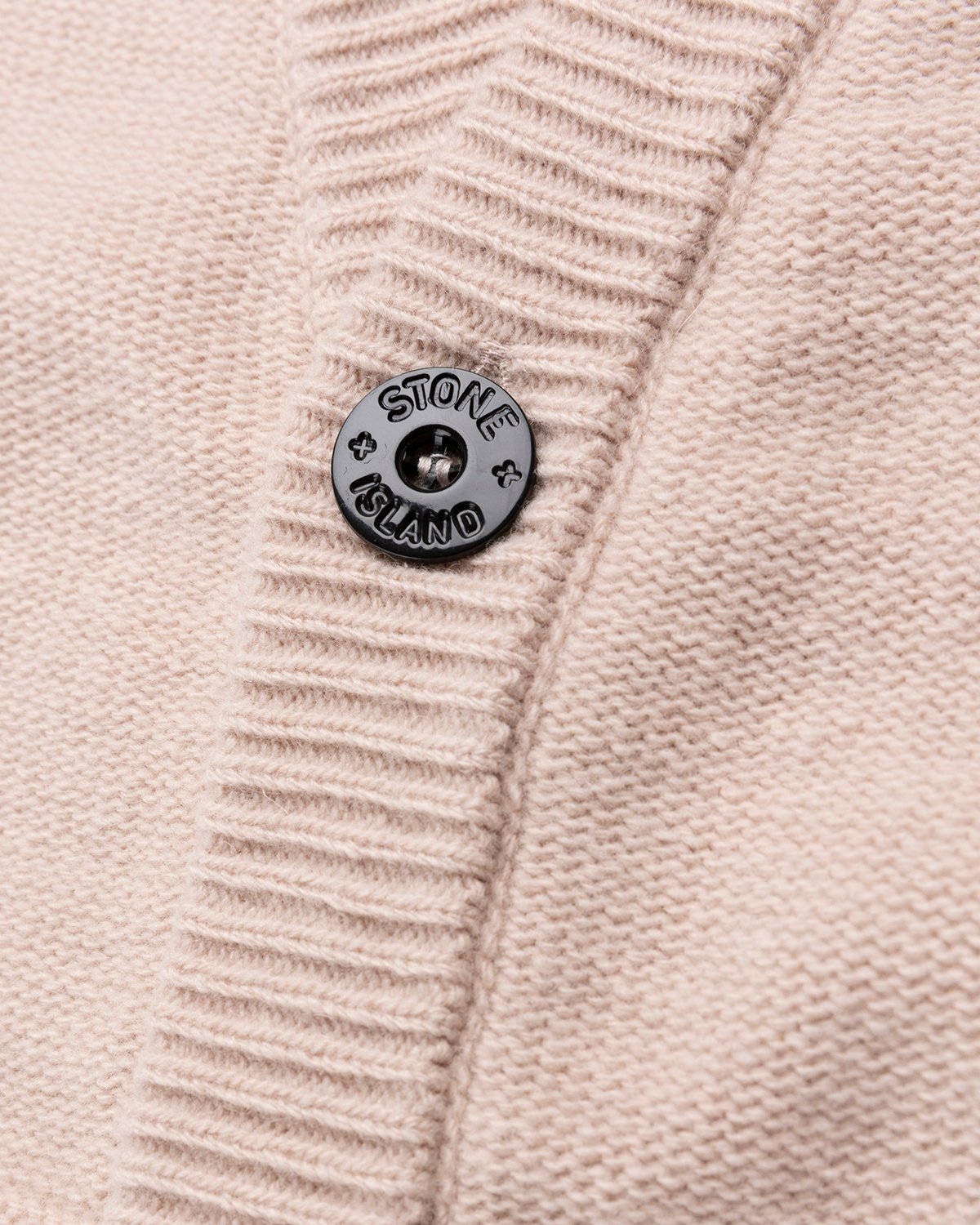 Stone Island - Knitted Cardigan Rustic Rose - Clothing - Red - Image 3