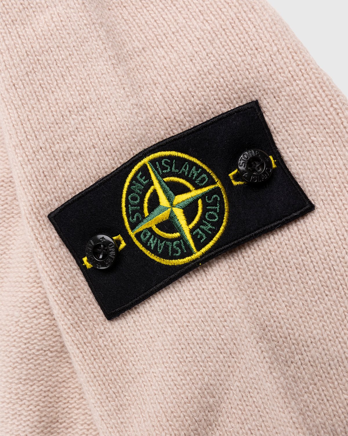Stone Island - Knitted Cardigan Rustic Rose - Clothing - Red - Image 4