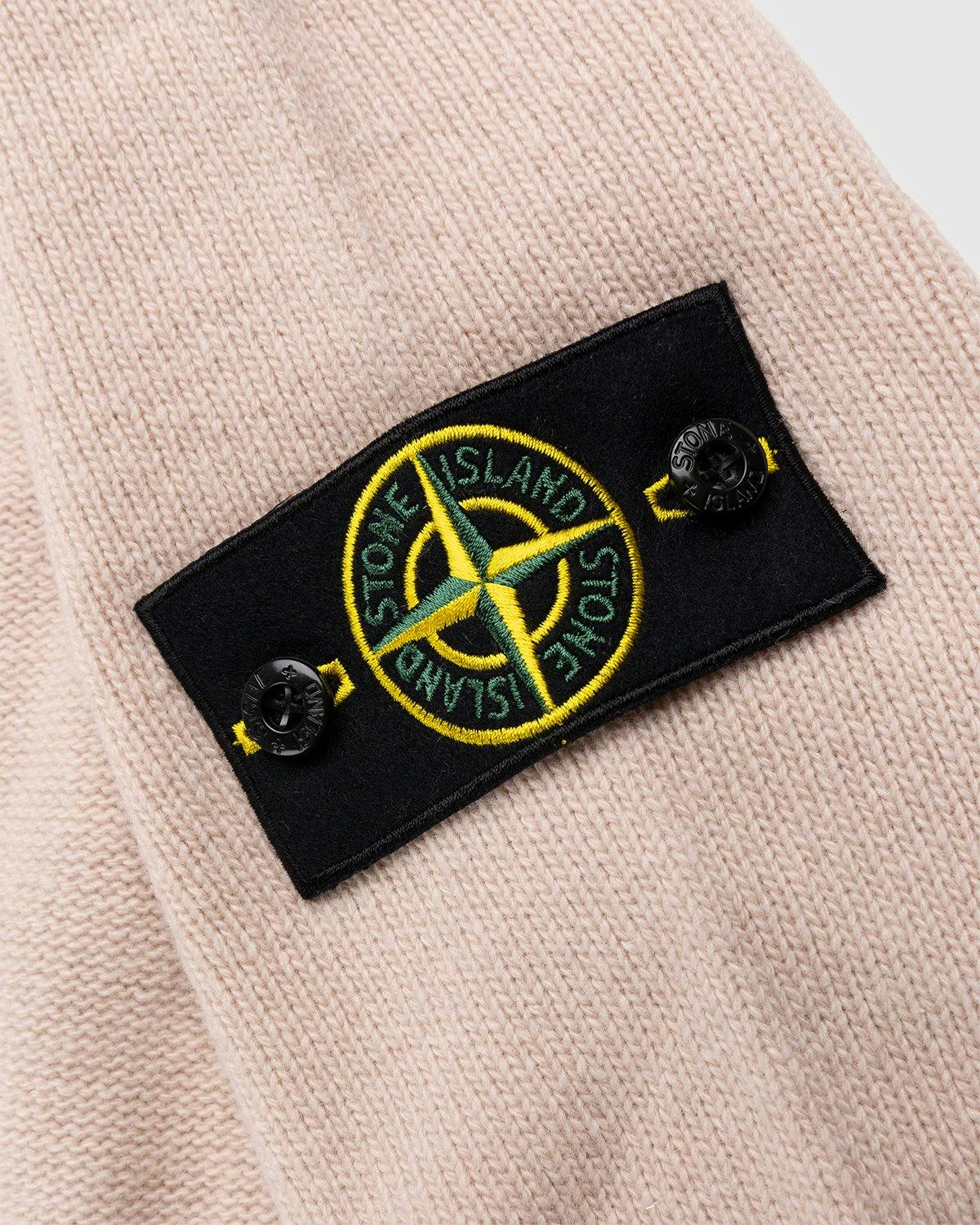 Stone Island - Knitted Cardigan Rustic Rose - Clothing - Red - Image 4