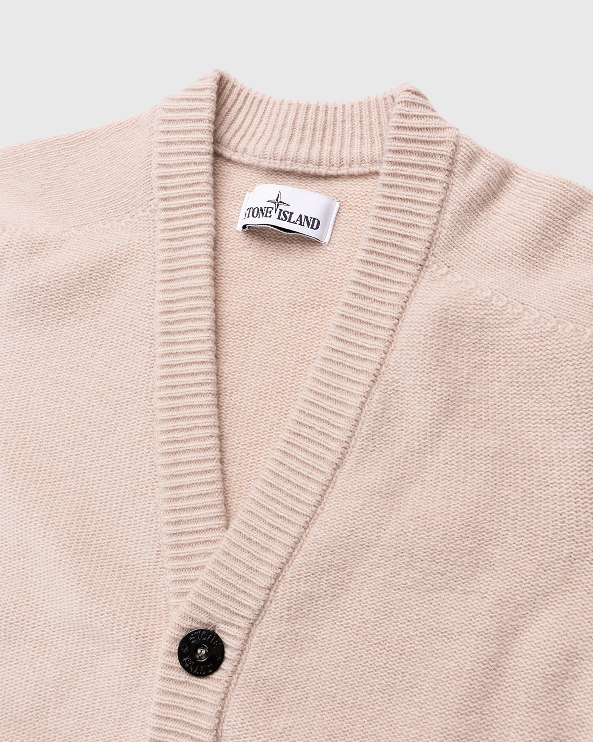 Stone Island - Knitted Cardigan Rustic Rose - Clothing - Red - Image 6
