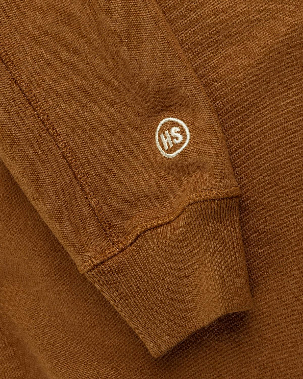 Highsnobiety - Logo Fleece Staples Crew Acorn - Clothing - Green - Image 5