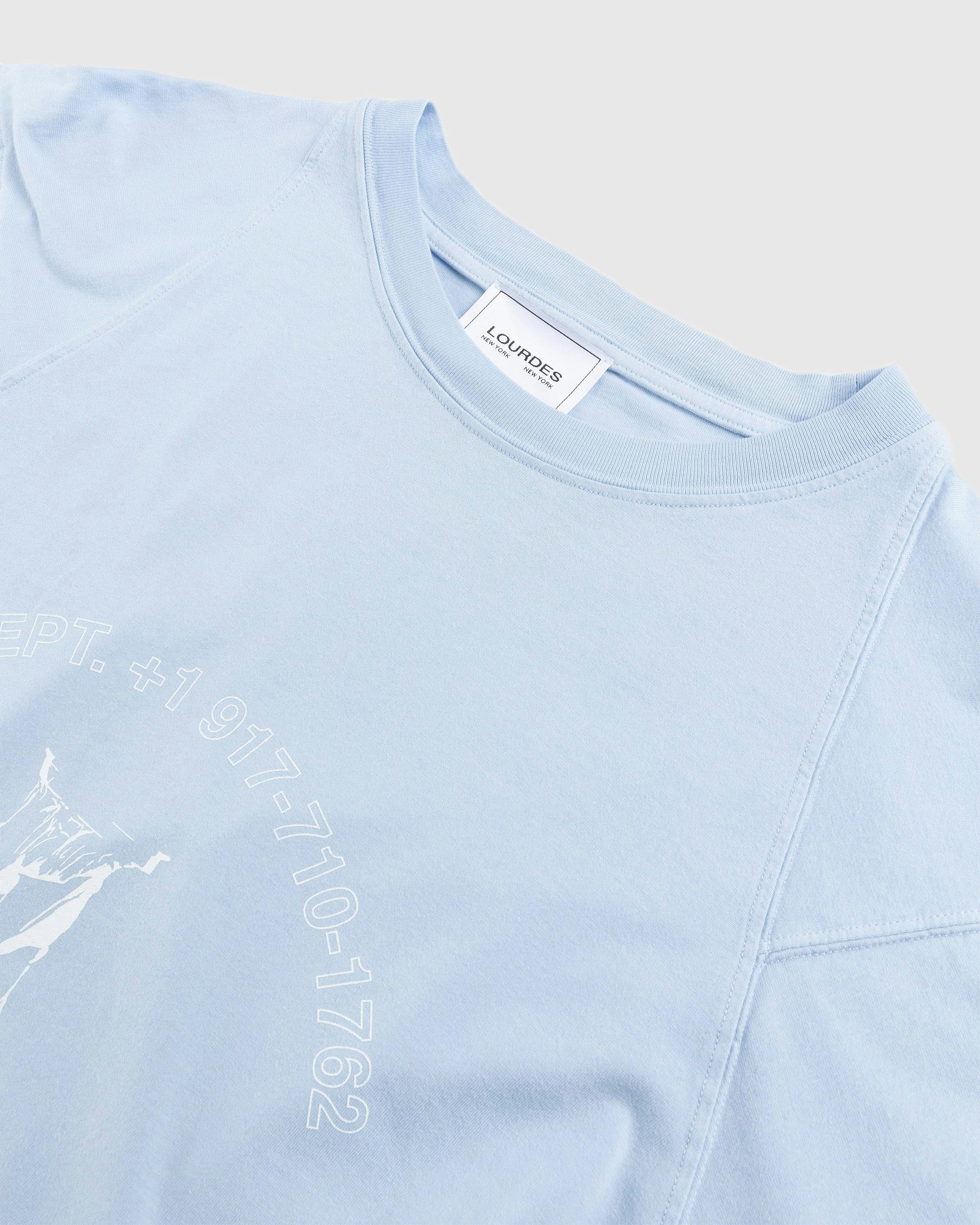 Lourdes New York - Complaint Dept. Tee Tinto Capo Light Blue Cerchio - Clothing - Blue - Image 3