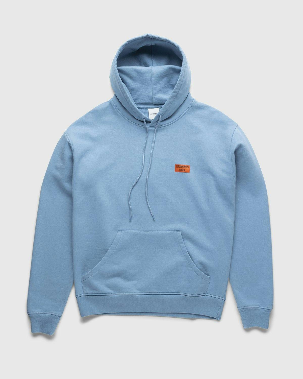 BRAUN x Highsnobiety - SM 31 Hoodie Blue - Clothing - Blue - Image 2