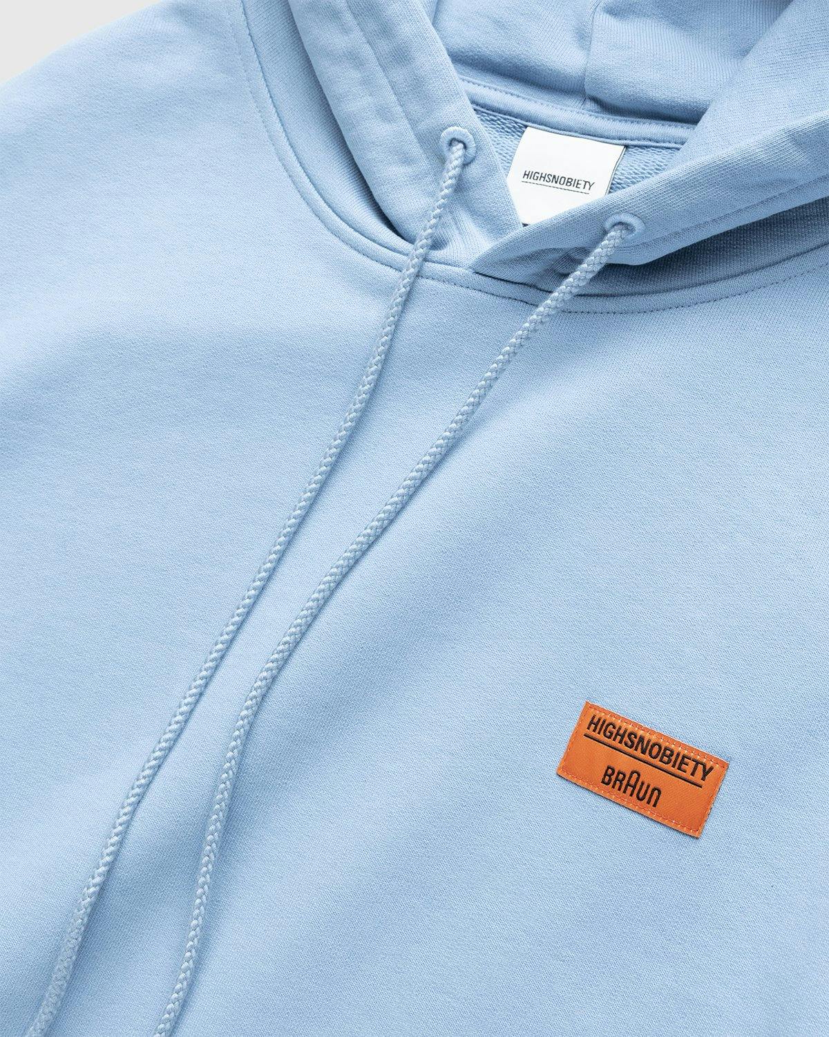 BRAUN x Highsnobiety - SM 31 Hoodie Blue - Clothing - Blue - Image 5