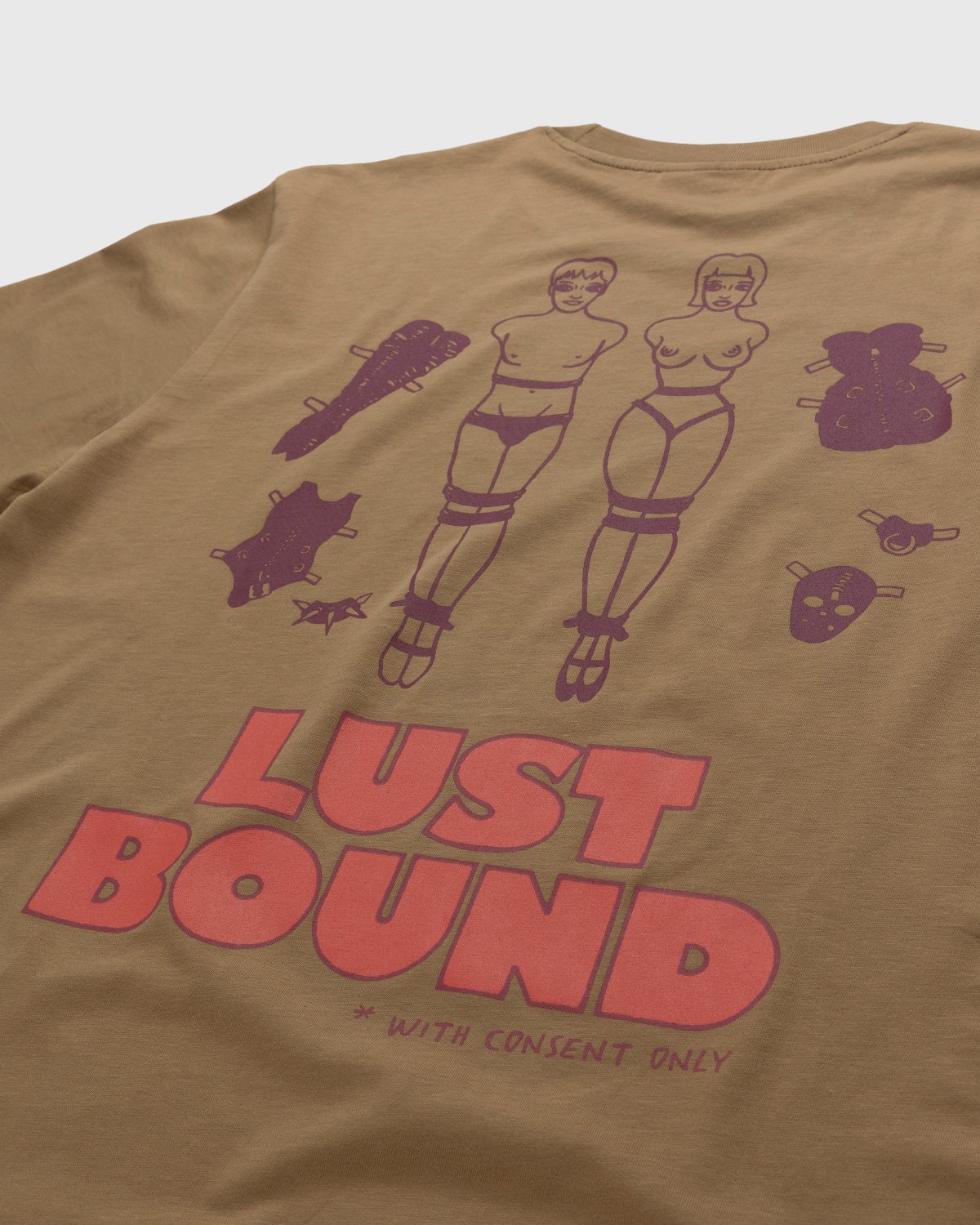 Carne Bollente - Lust Bound T-Shirt Brown - Clothing - Brown - Image 4