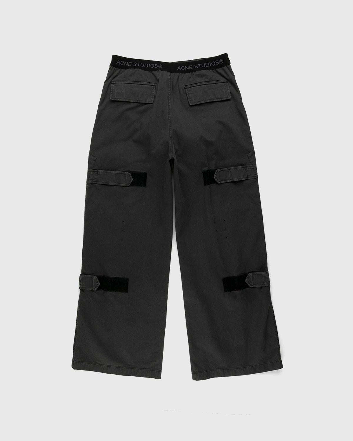 Acne Studios - Chevron Cargo Pants Anthracite Grey - Clothing - Grey - Image 2