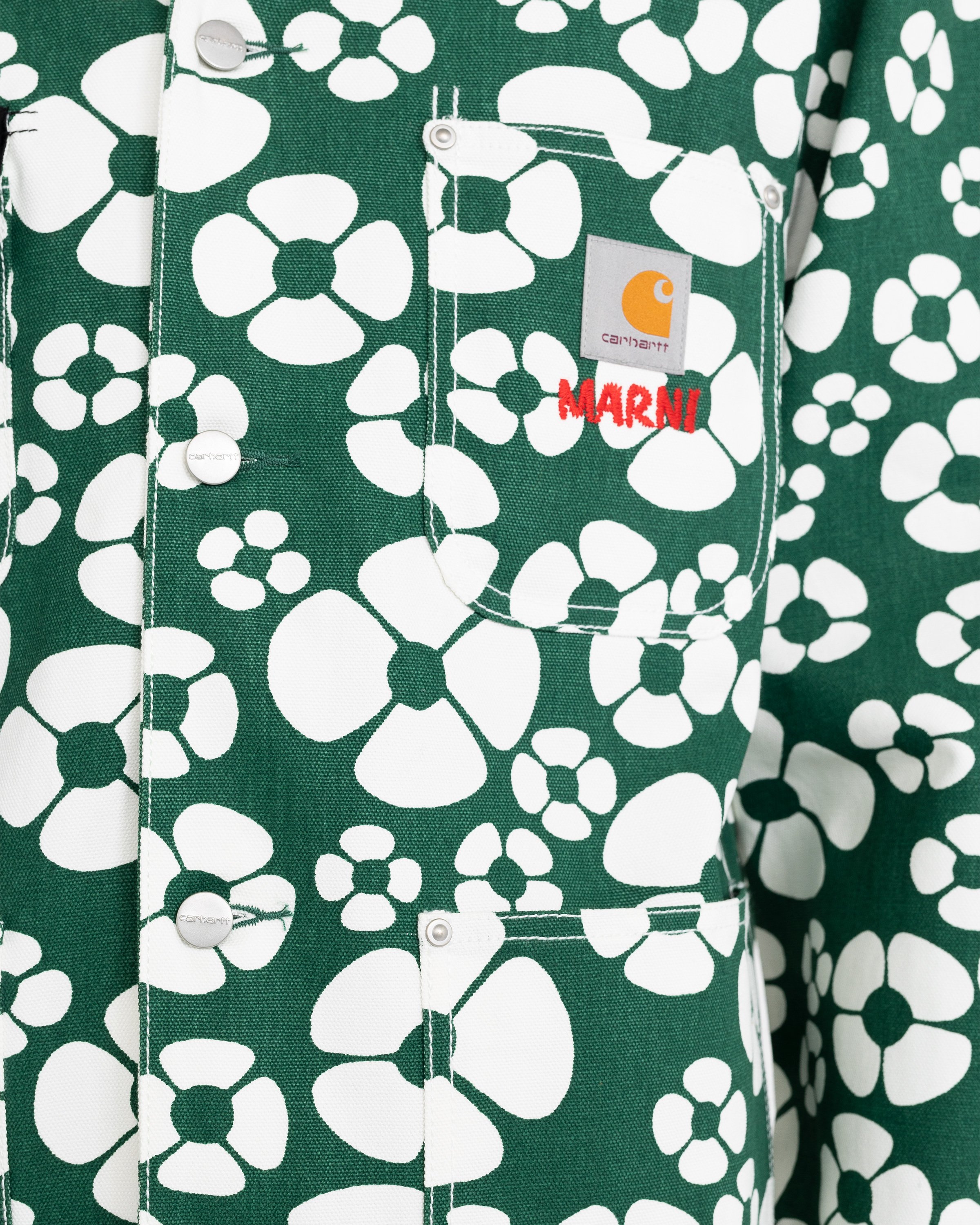 Marni x Carhartt WIP - Floral Jacket Green - Clothing - Green - Image 7