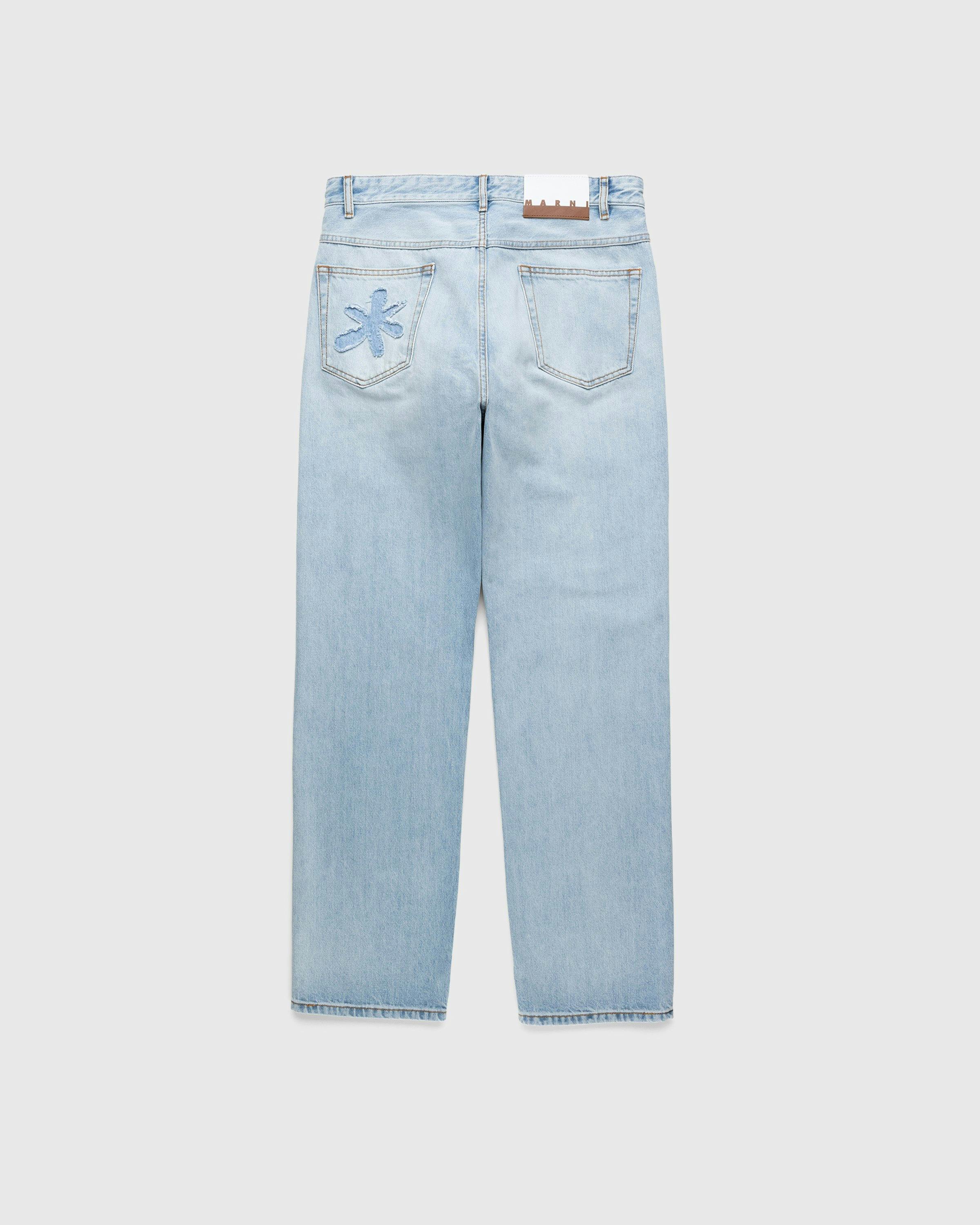 Marni - Daisy Denim Pants Light Blue - Clothing - Blue - Image 2