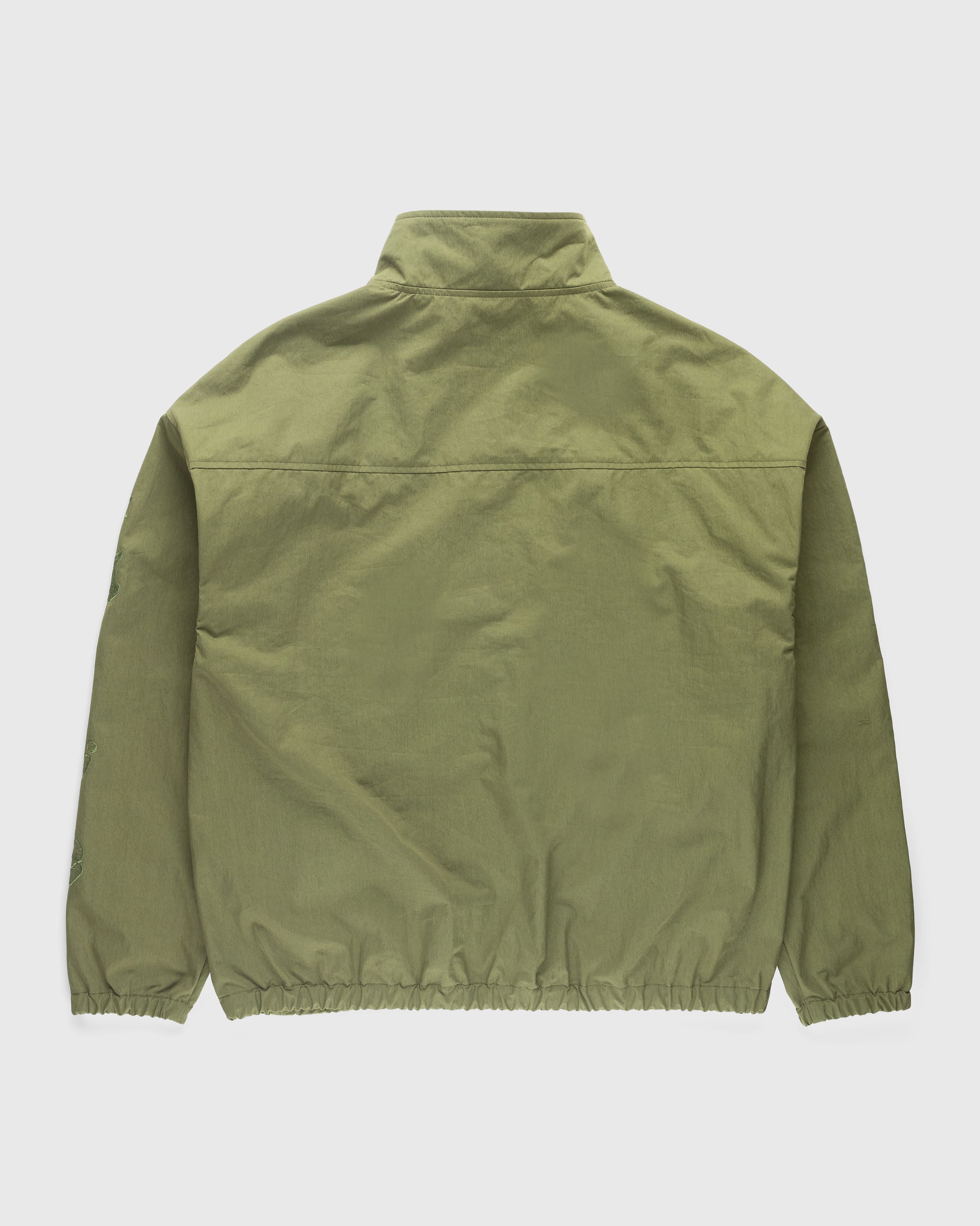 NTS x Highsnobiety - Brushed Nylon Track Jacket Green - Clothing - Green - Image 2