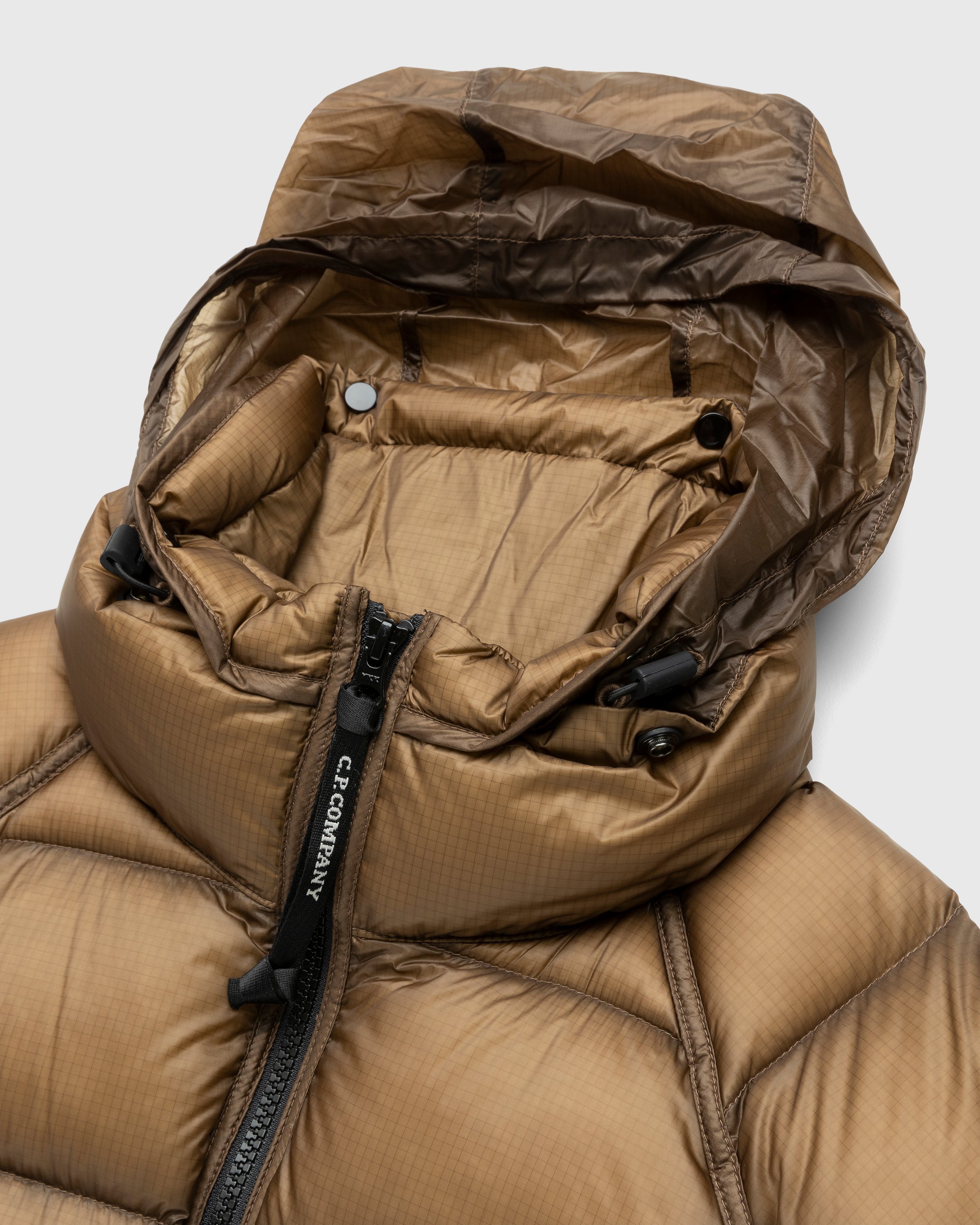 C.P. Company - DD Shell Hooded Down Jacket Brown - Clothing - Brown - Image 3