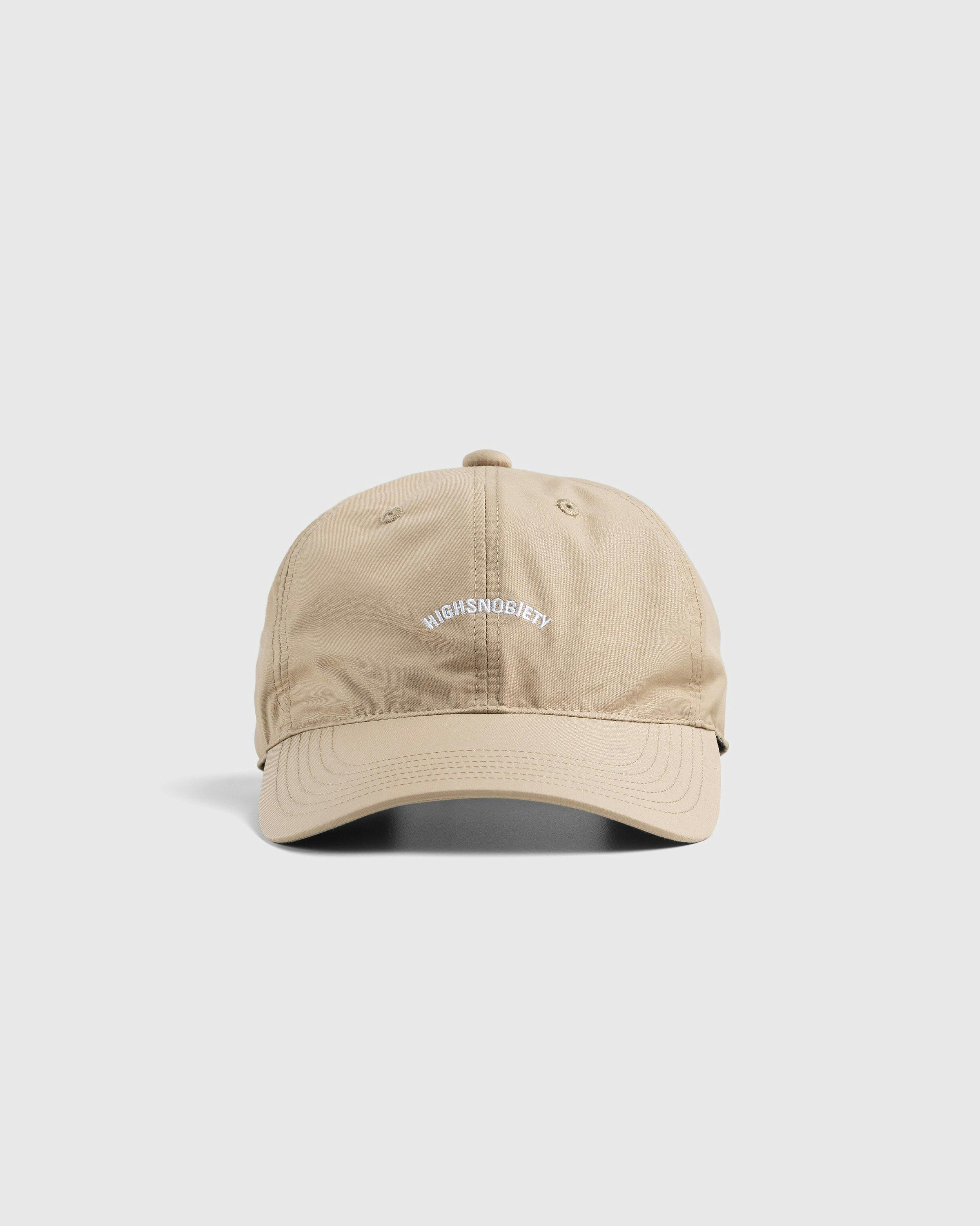 Highsnobiety - Brushed Nylon Logo Cap Natural - Accessories - Beige - Image 2