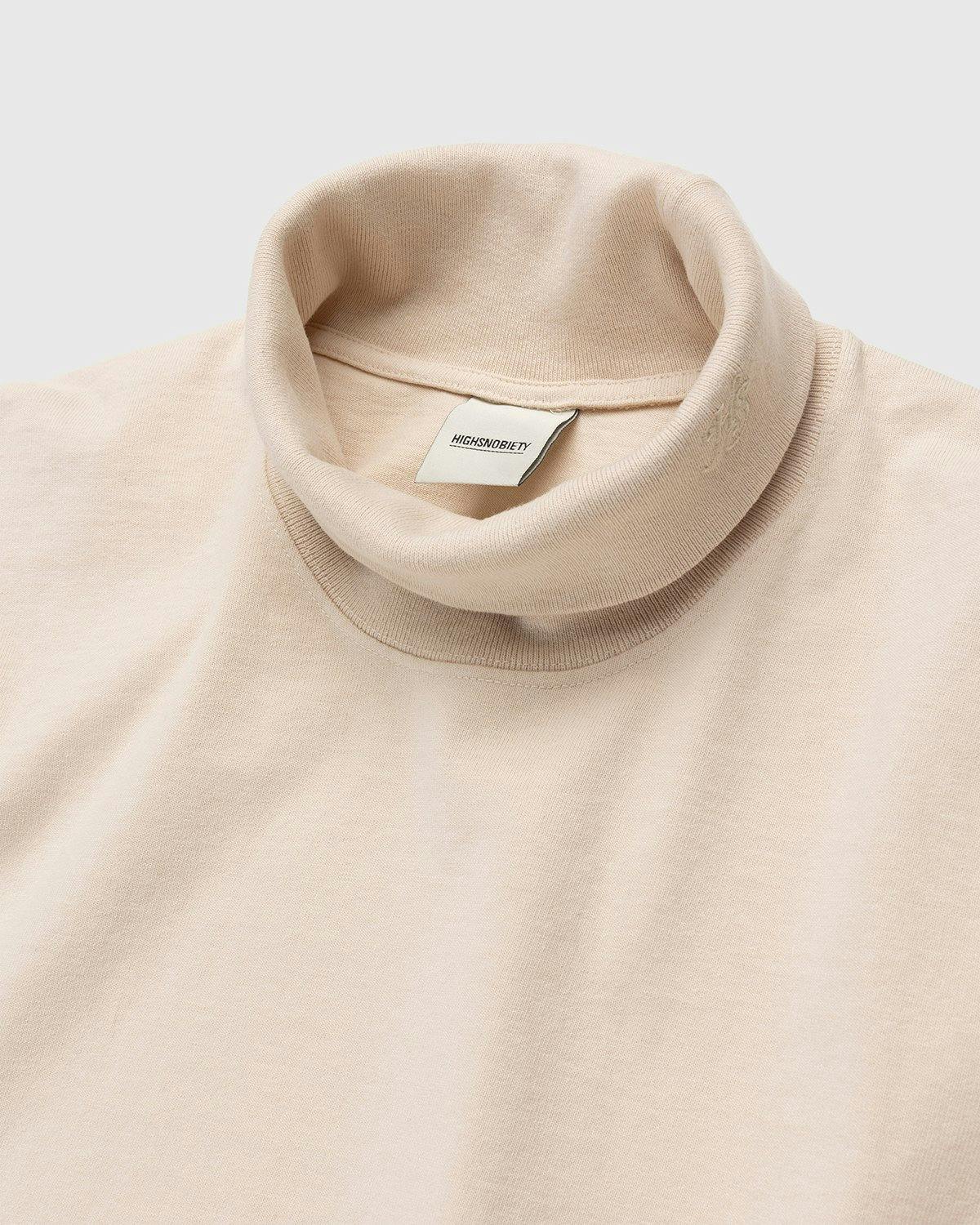 Highsnobiety - Heavy Staples Turtleneck Off White - Clothing - Beige - Image 3